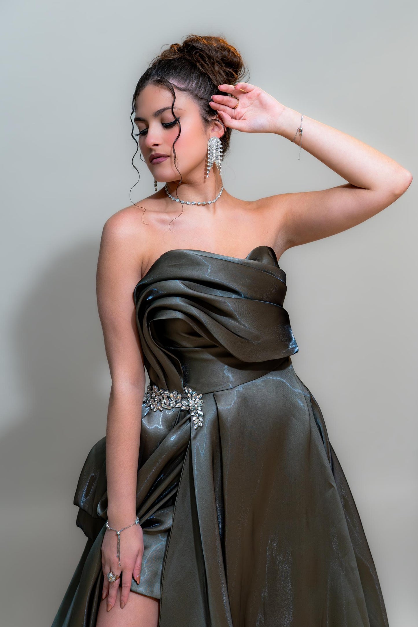 Champagne Eclipse Couture Gown