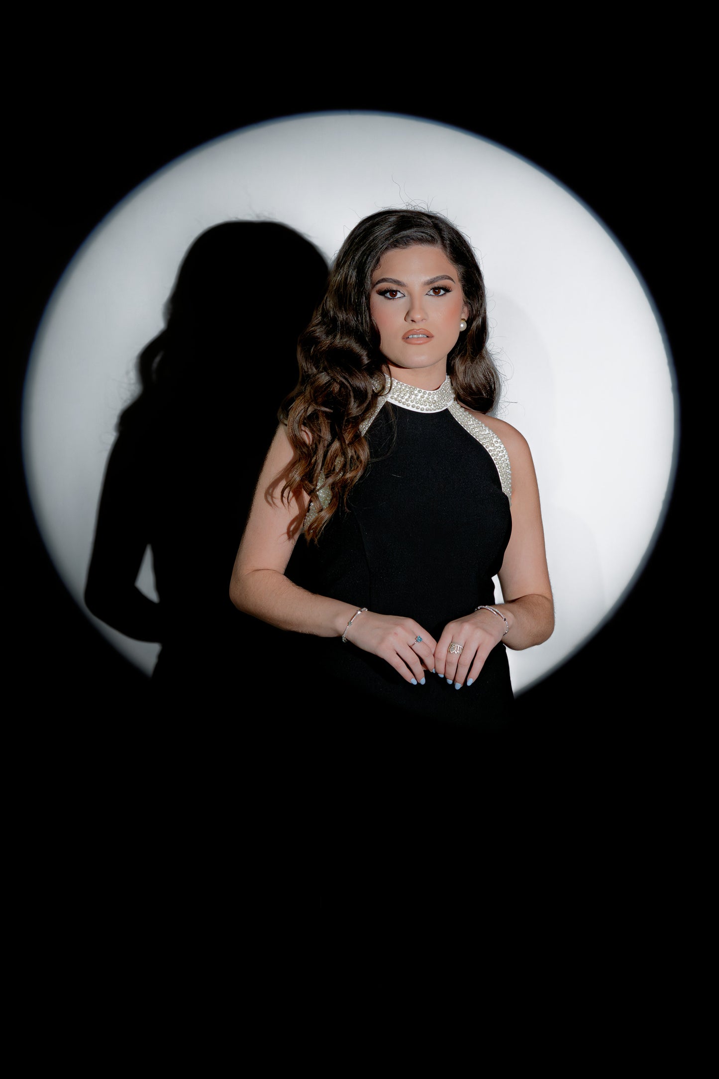 Women’s Elegant Black Prom Evening Dress