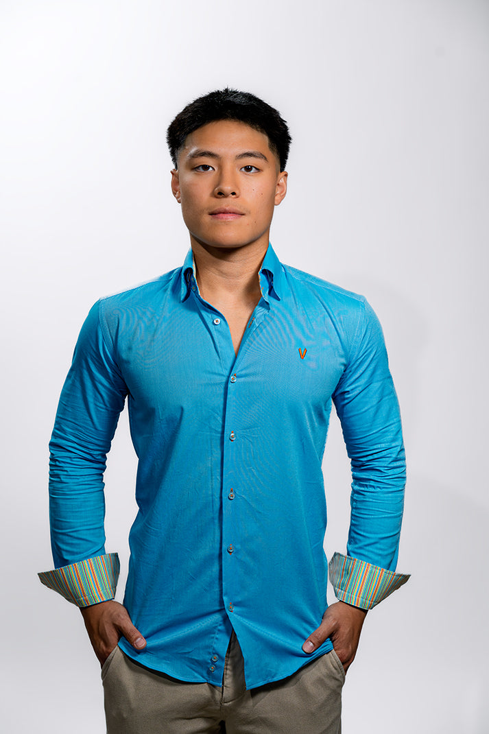 Valnti Breeze Blue Button-Up Shirt