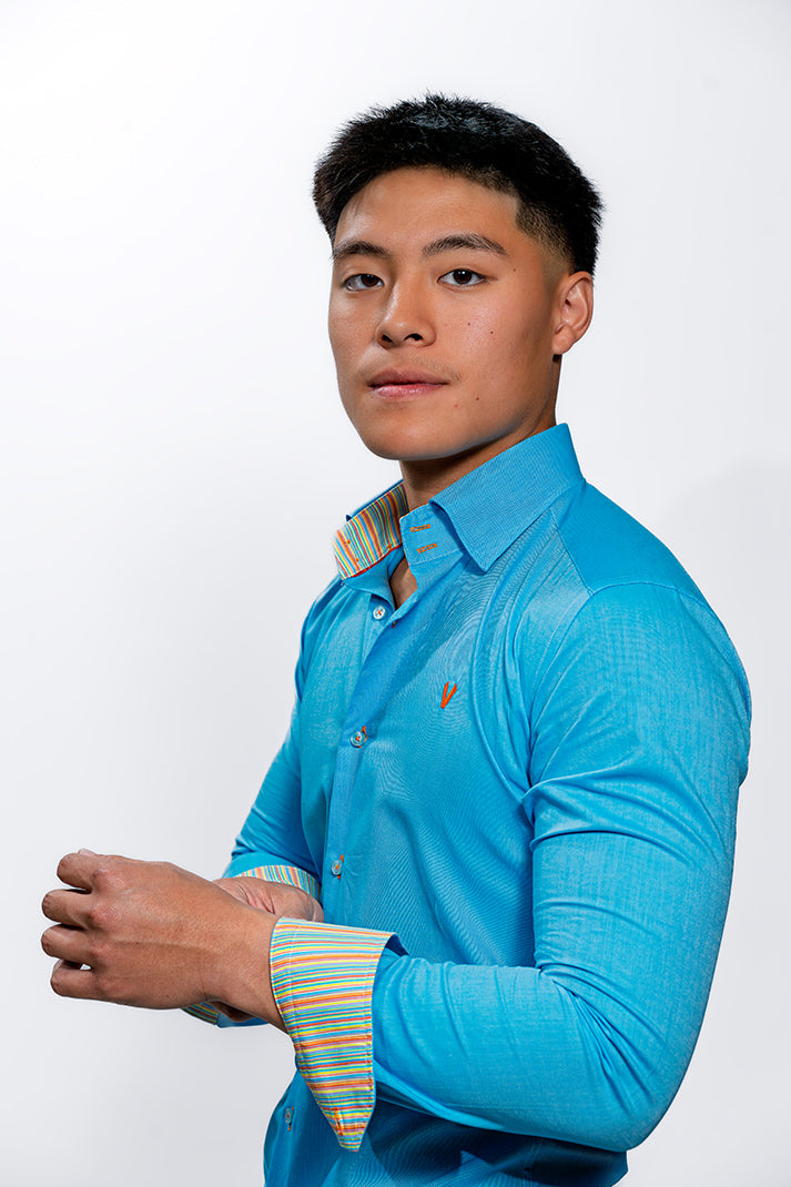Valnti Breeze Blue Button-Up Shirt