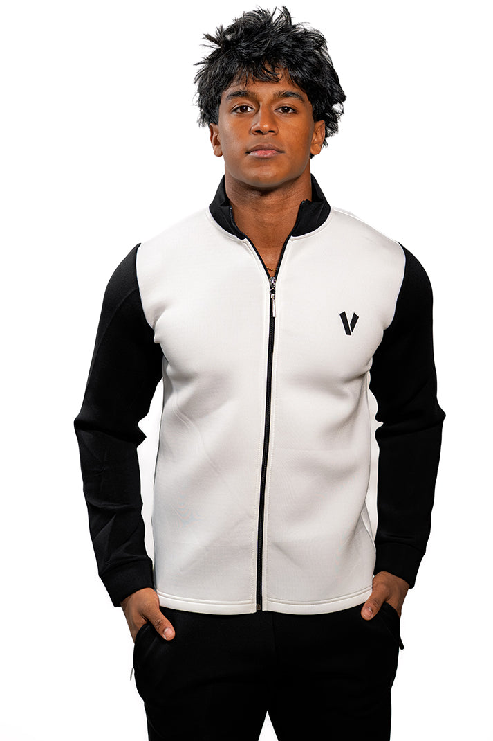Valnti Sport White Zip Jacket