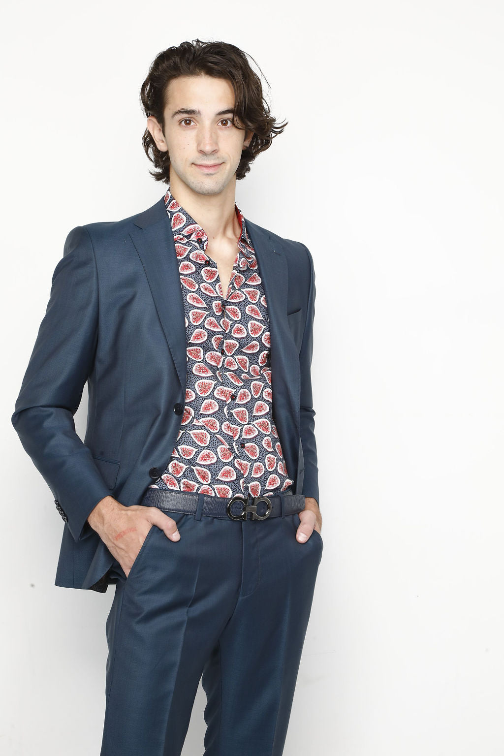 Teal Wool Suit Media