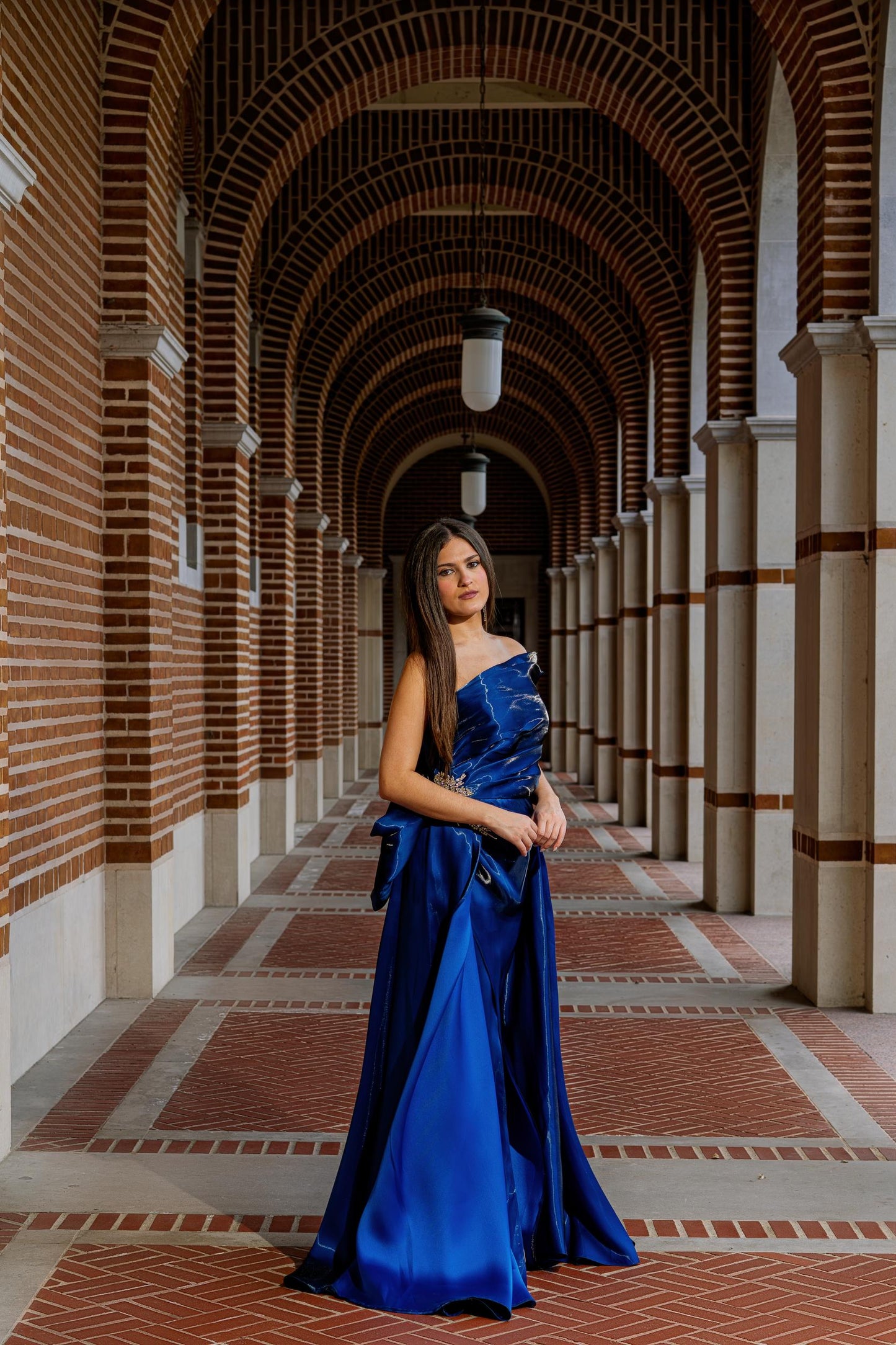 Rich royal blue satin finish