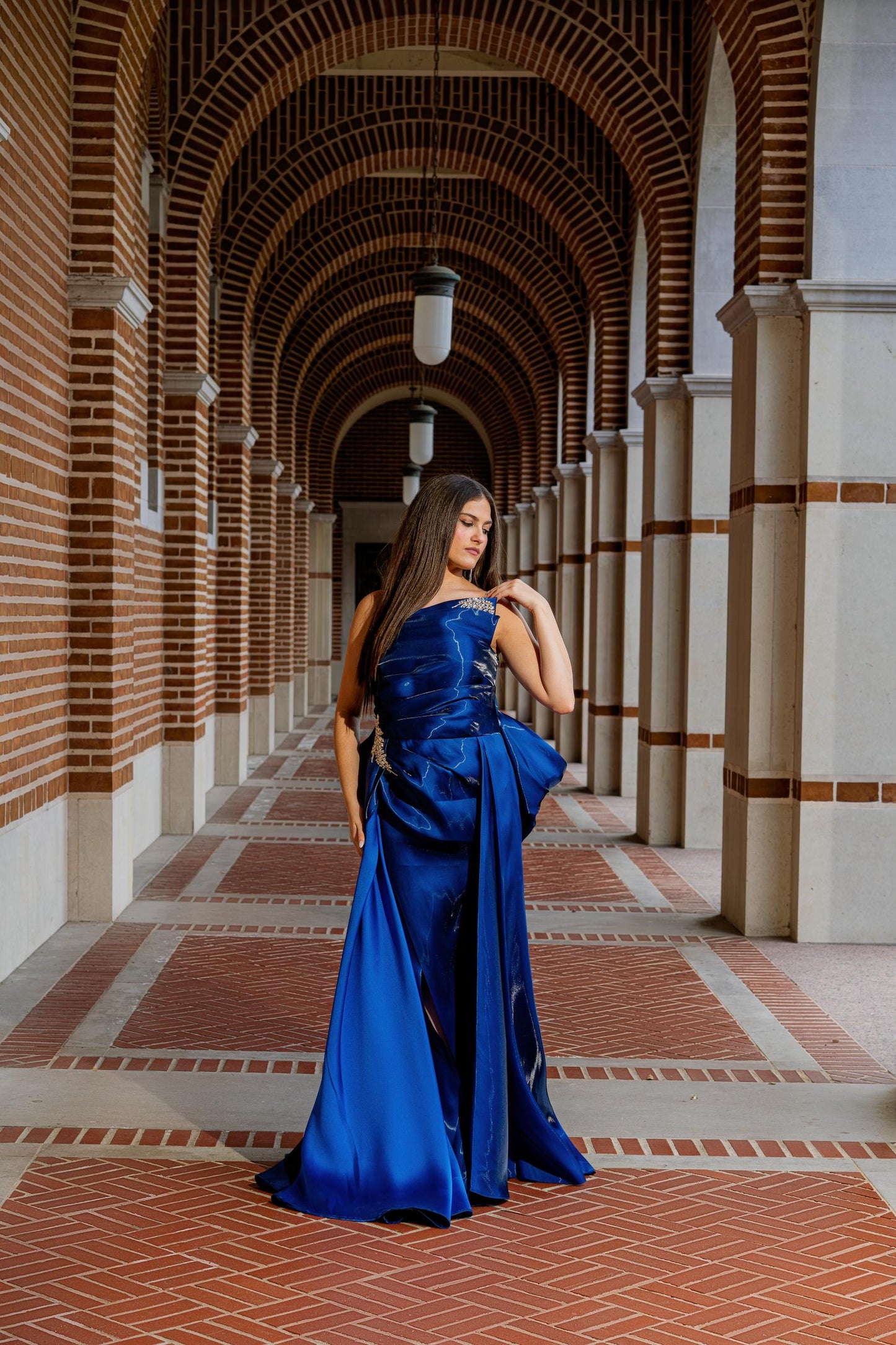 Rich royal blue satin finish