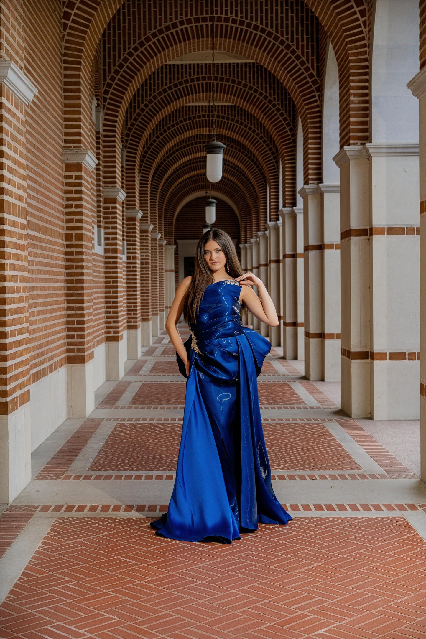 Rich royal blue satin finish