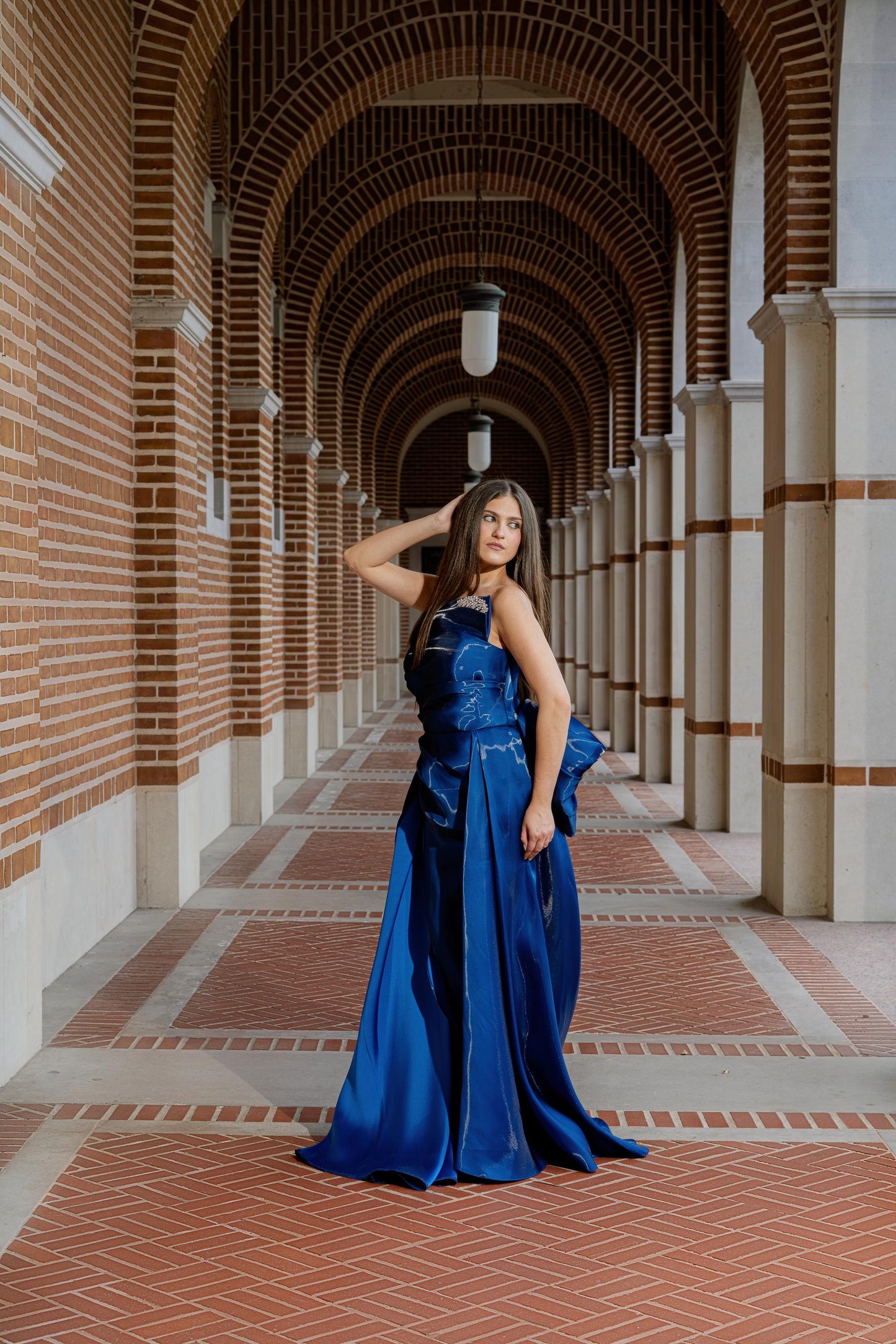Rich royal blue satin finish