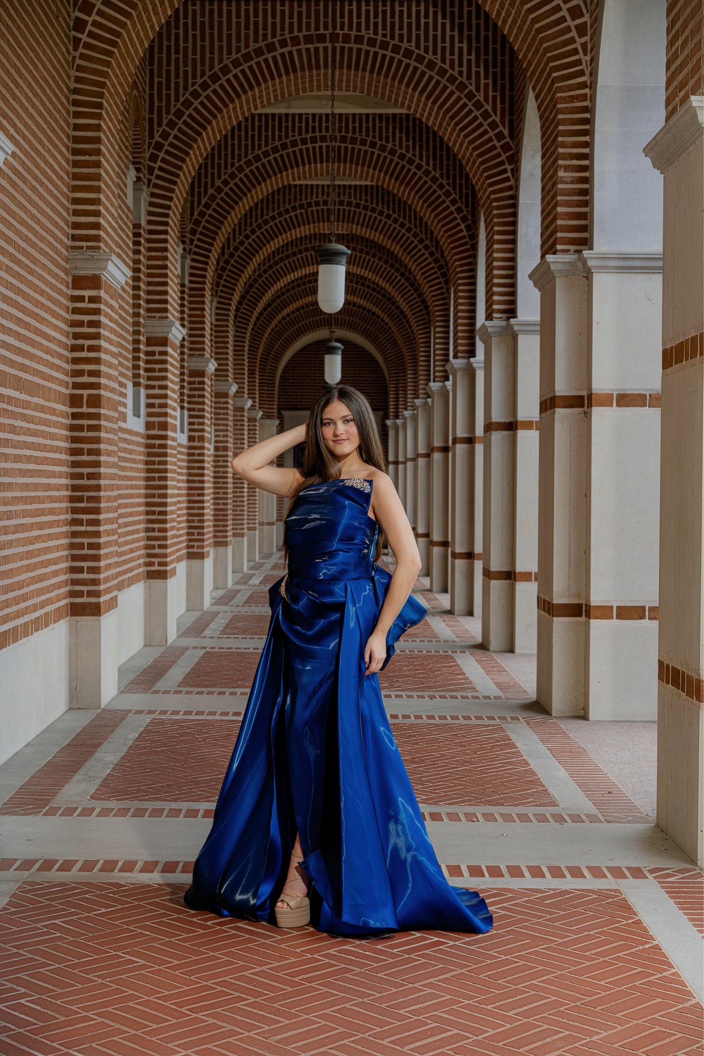 Rich royal blue satin finish