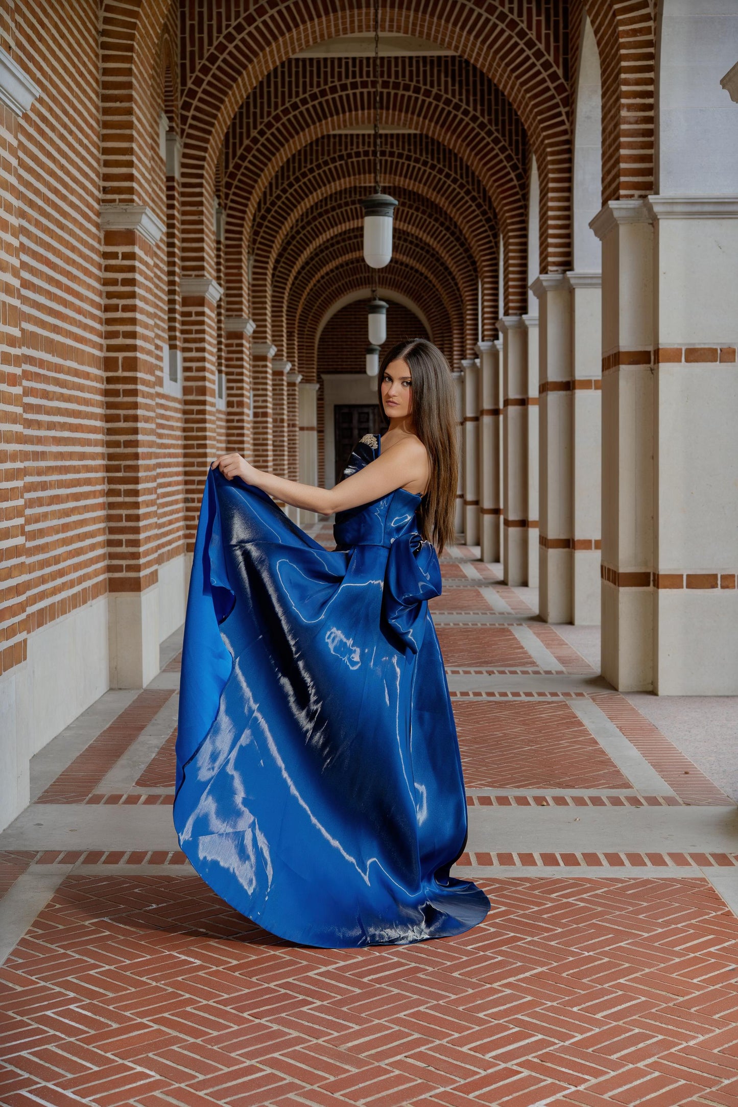 Rich royal blue satin finish