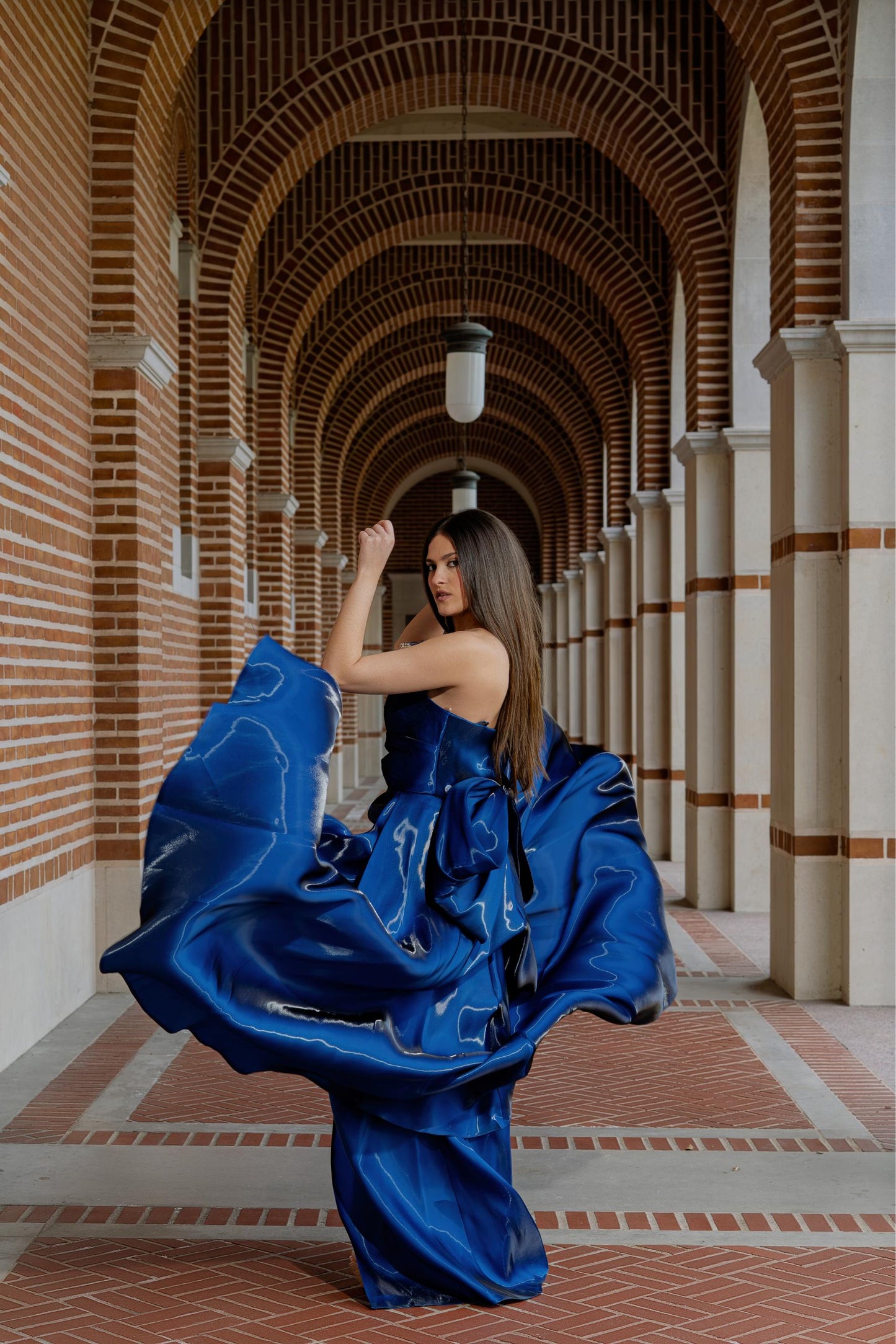 Rich royal blue satin finish
