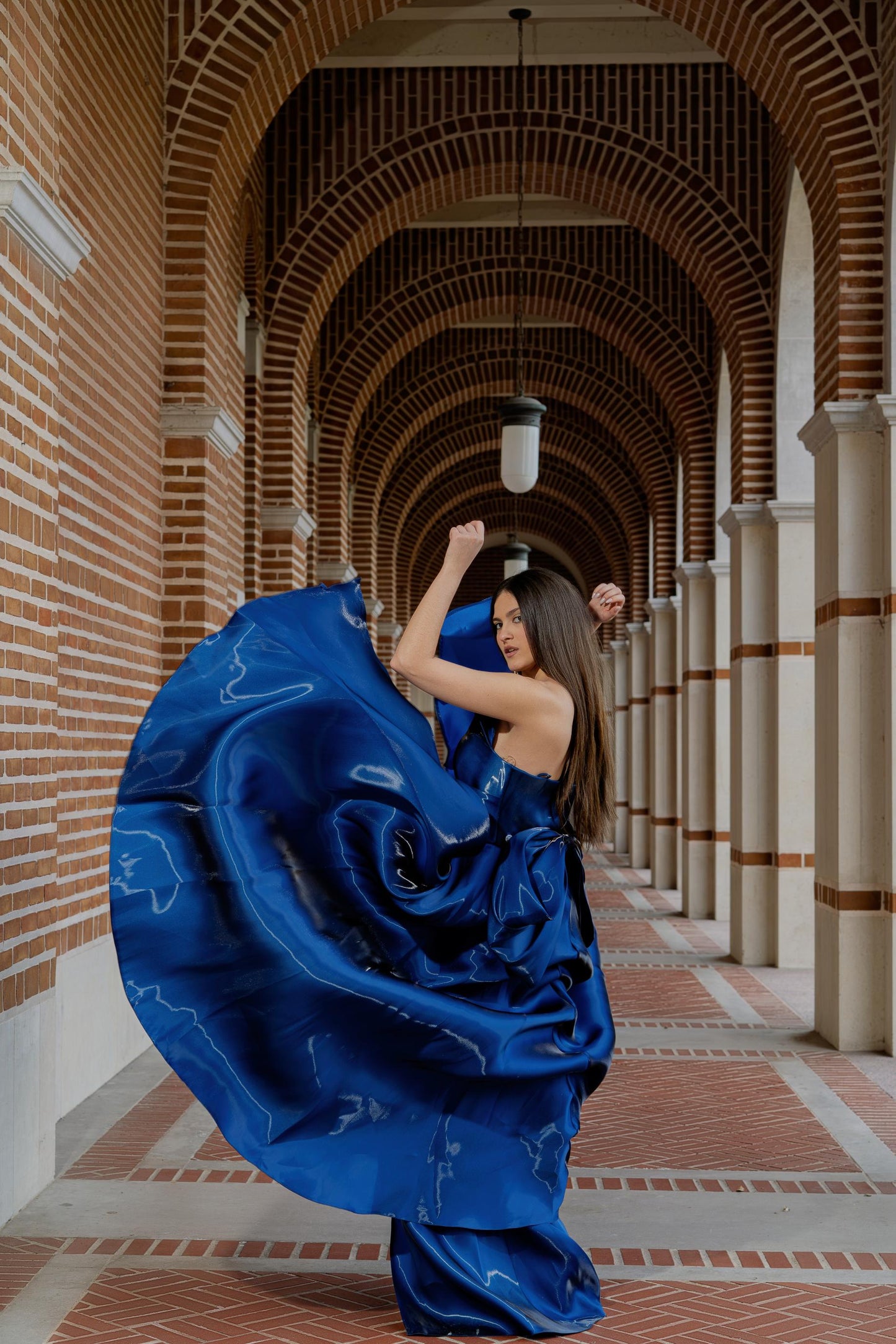 Rich royal blue satin finish