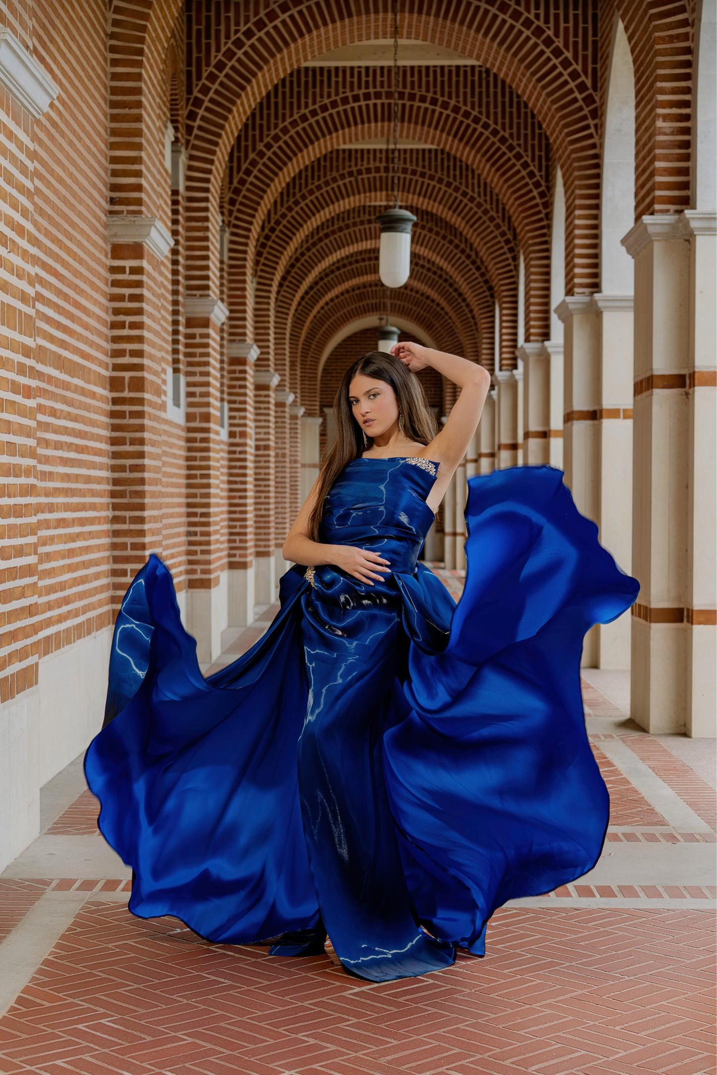 Rich royal blue satin finish
