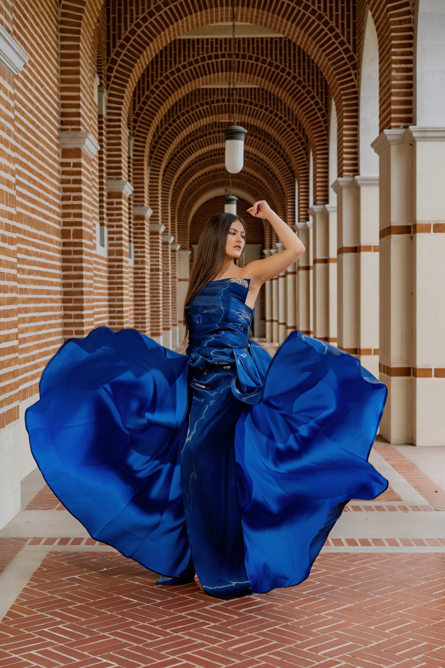 Rich royal blue satin finish