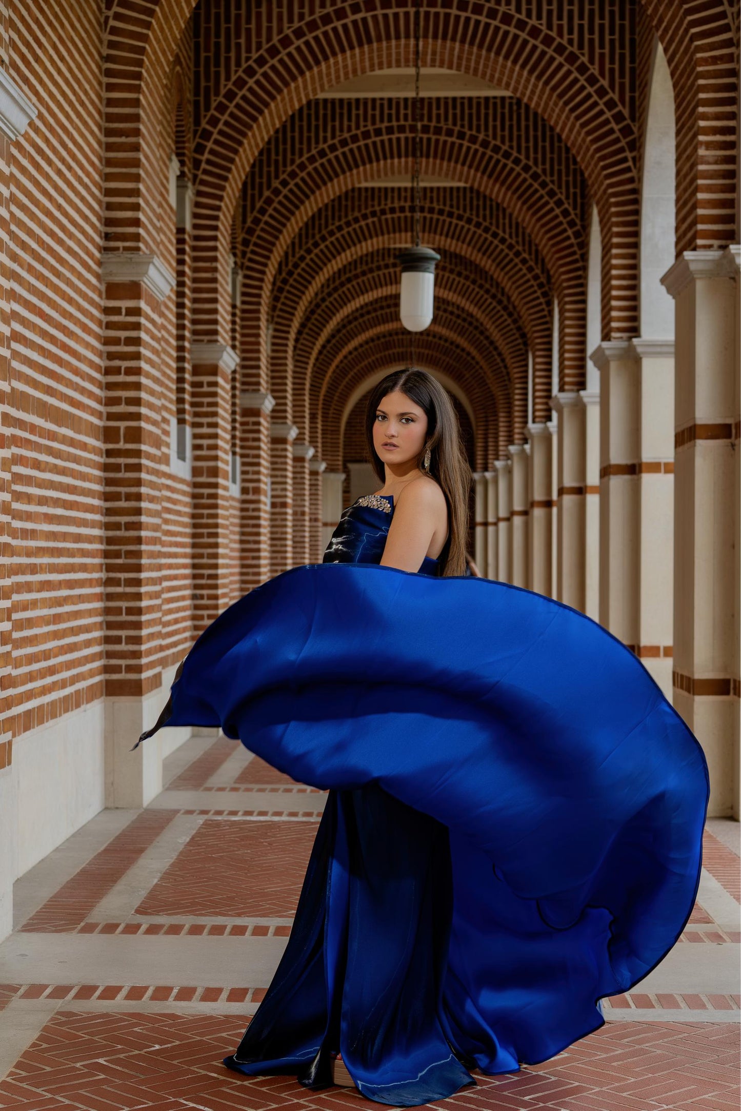 Rich royal blue satin finish