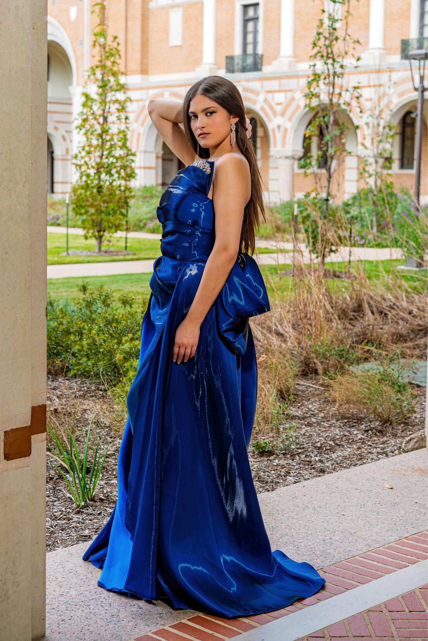 Rich royal blue satin finish