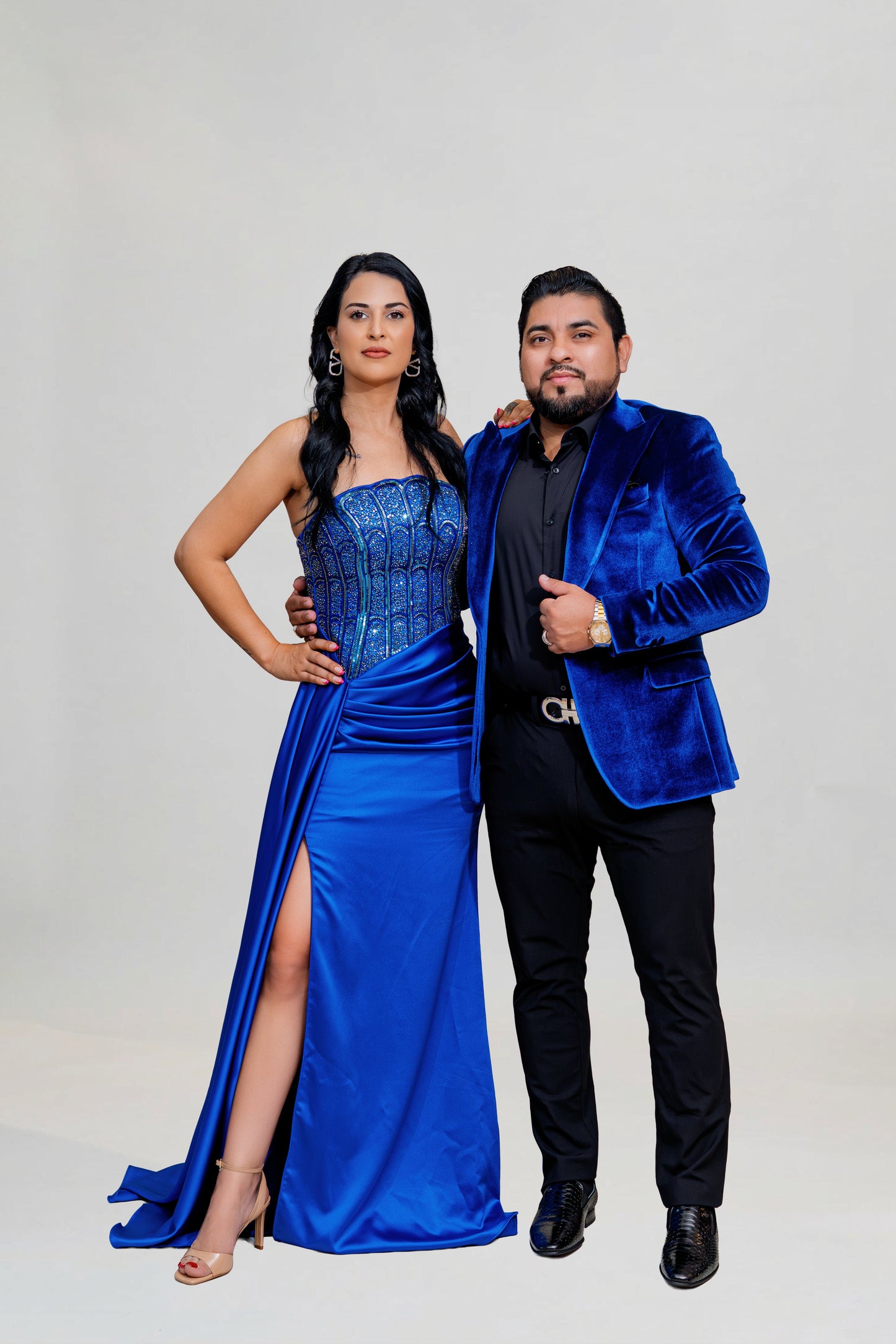 Vibrant royal blue color palette