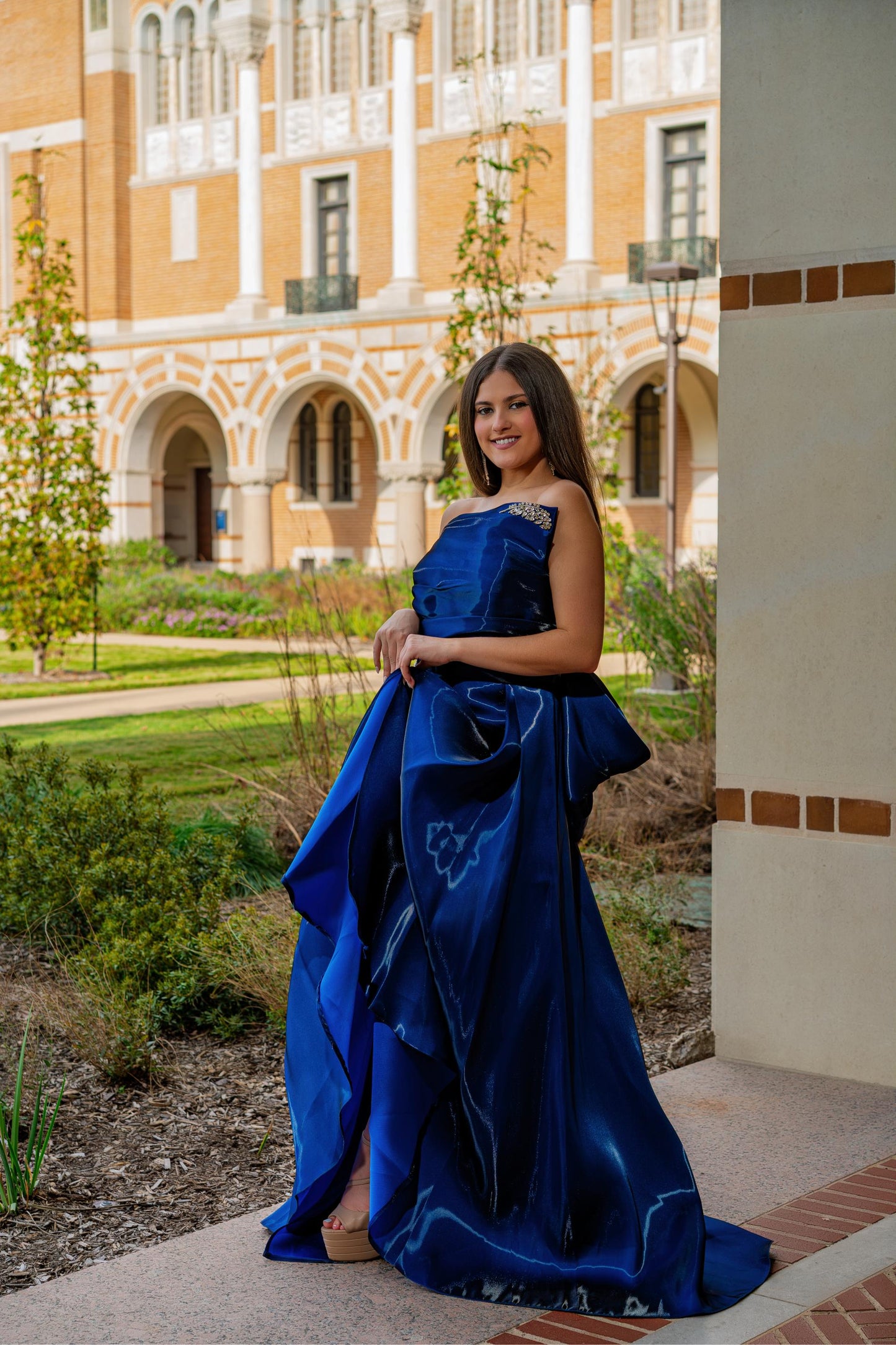 Rich royal blue satin finish