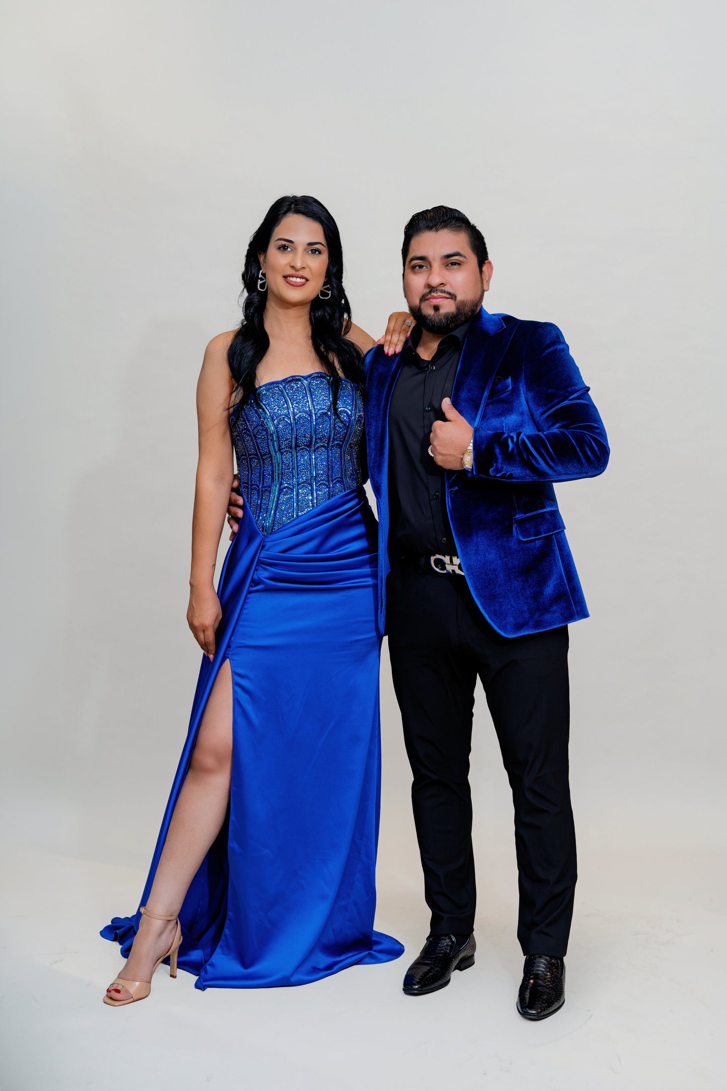 Vibrant royal blue color palette