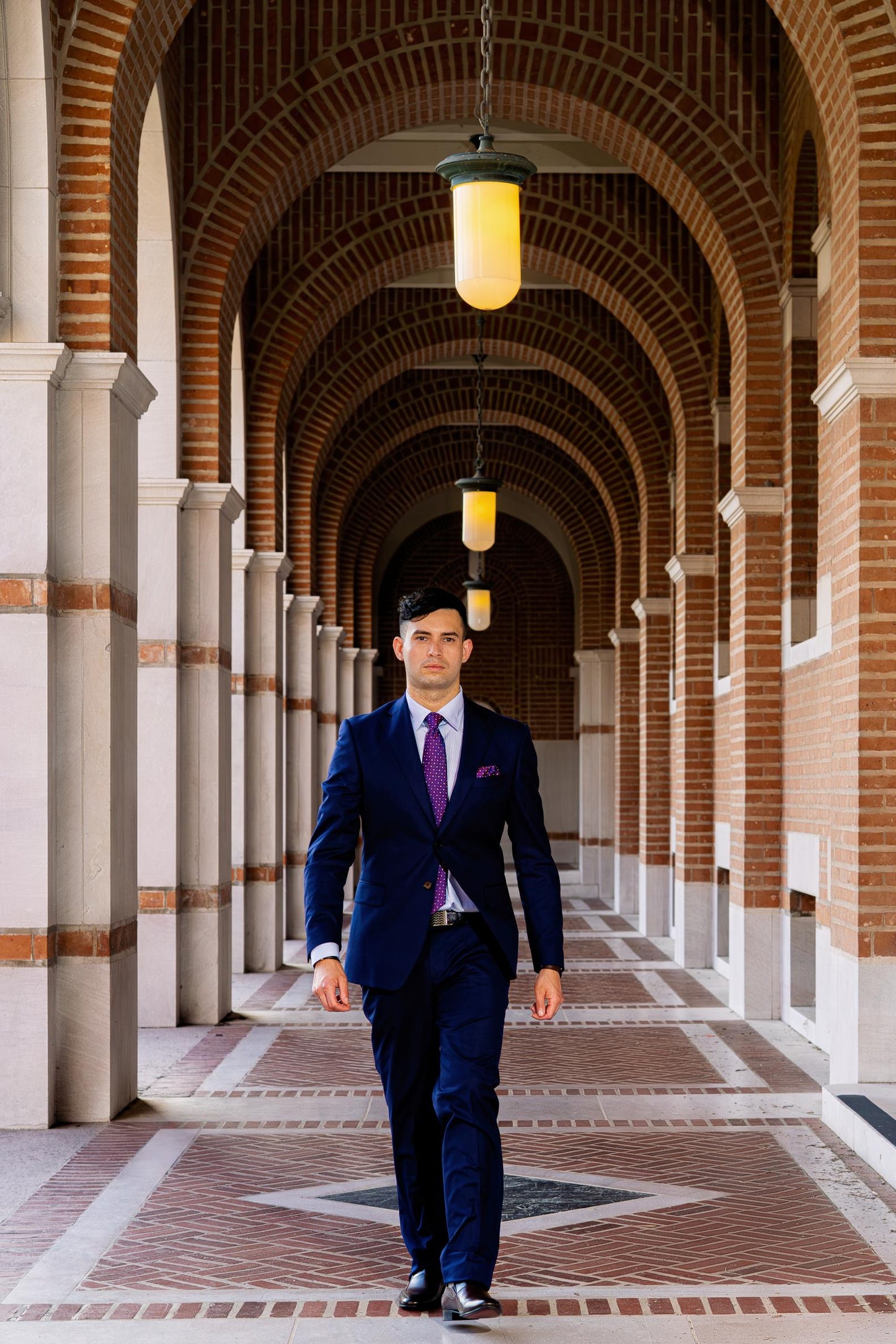 Luxury Tailored Blue Boardroom Suit