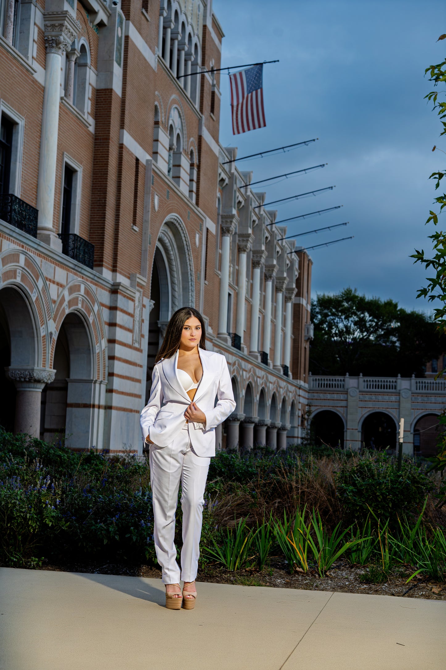 Luxury White Women's Business Suit