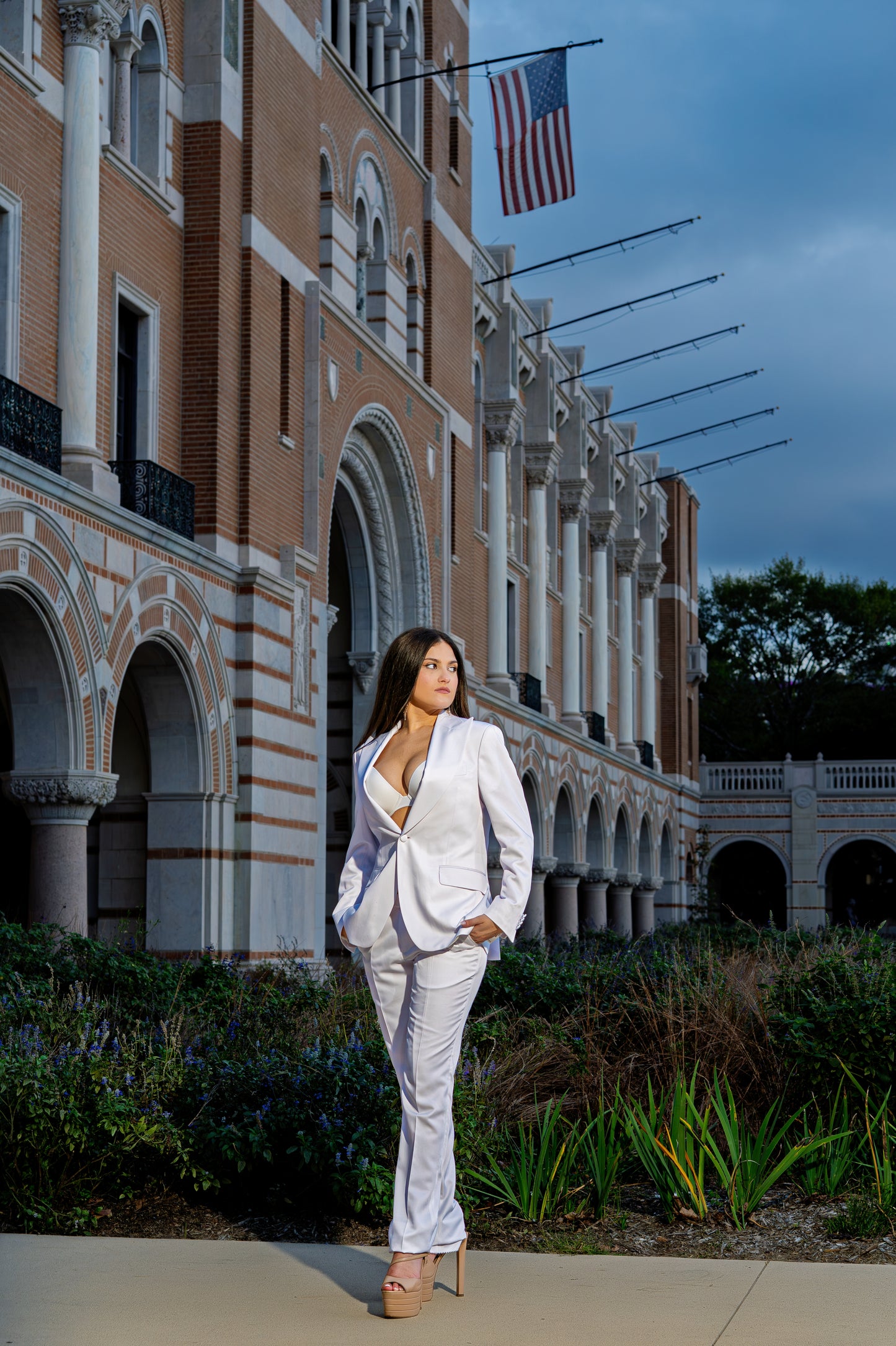 Luxury White Women's Business Suit