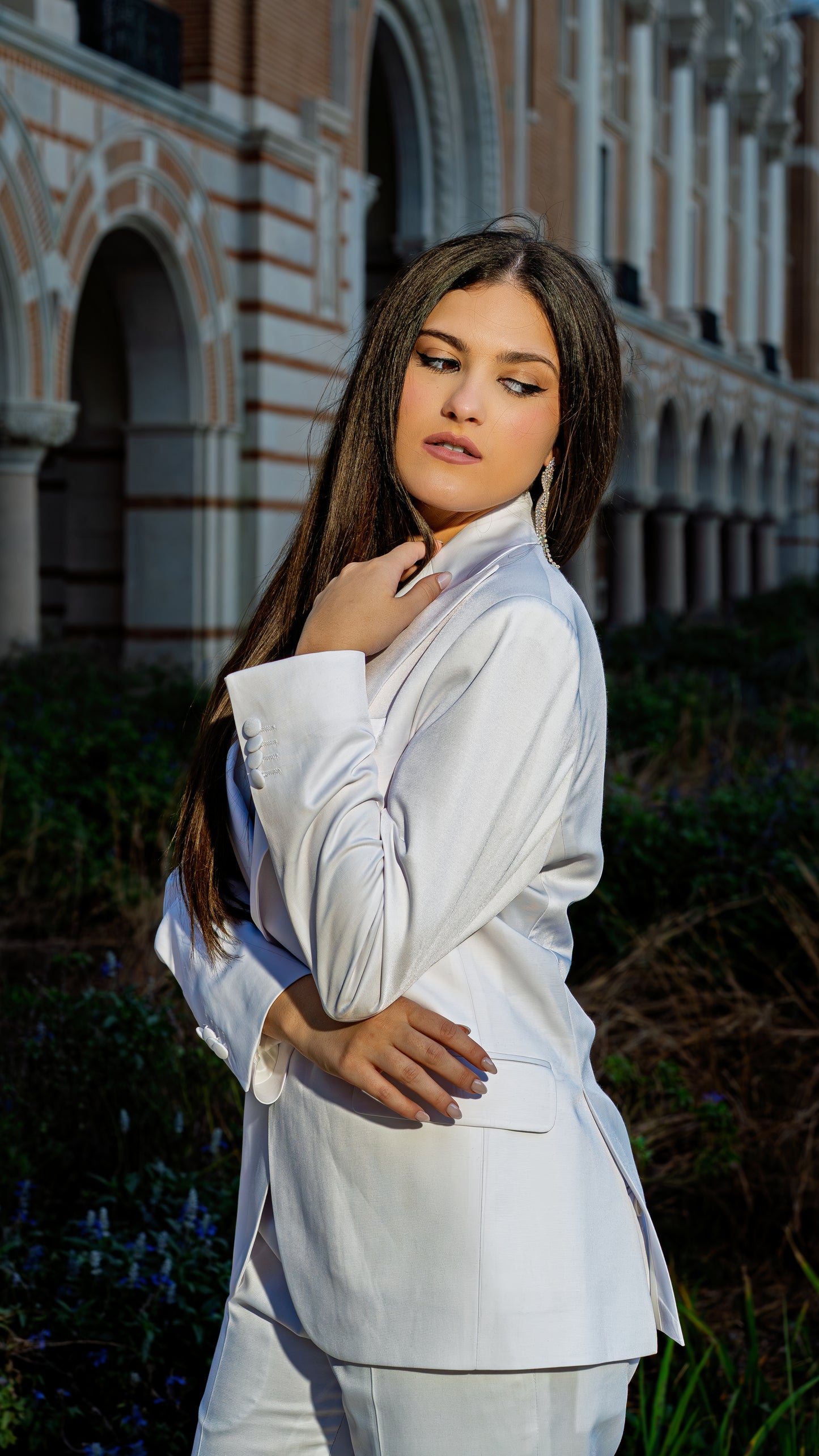 Luxury White Women's Business Suit