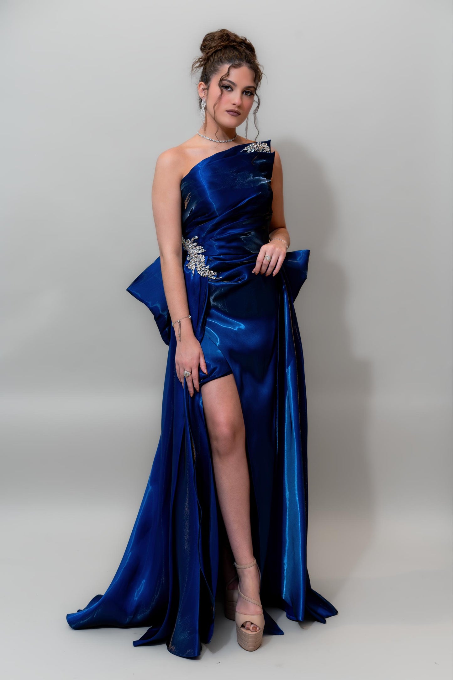 Rich royal blue satin finish