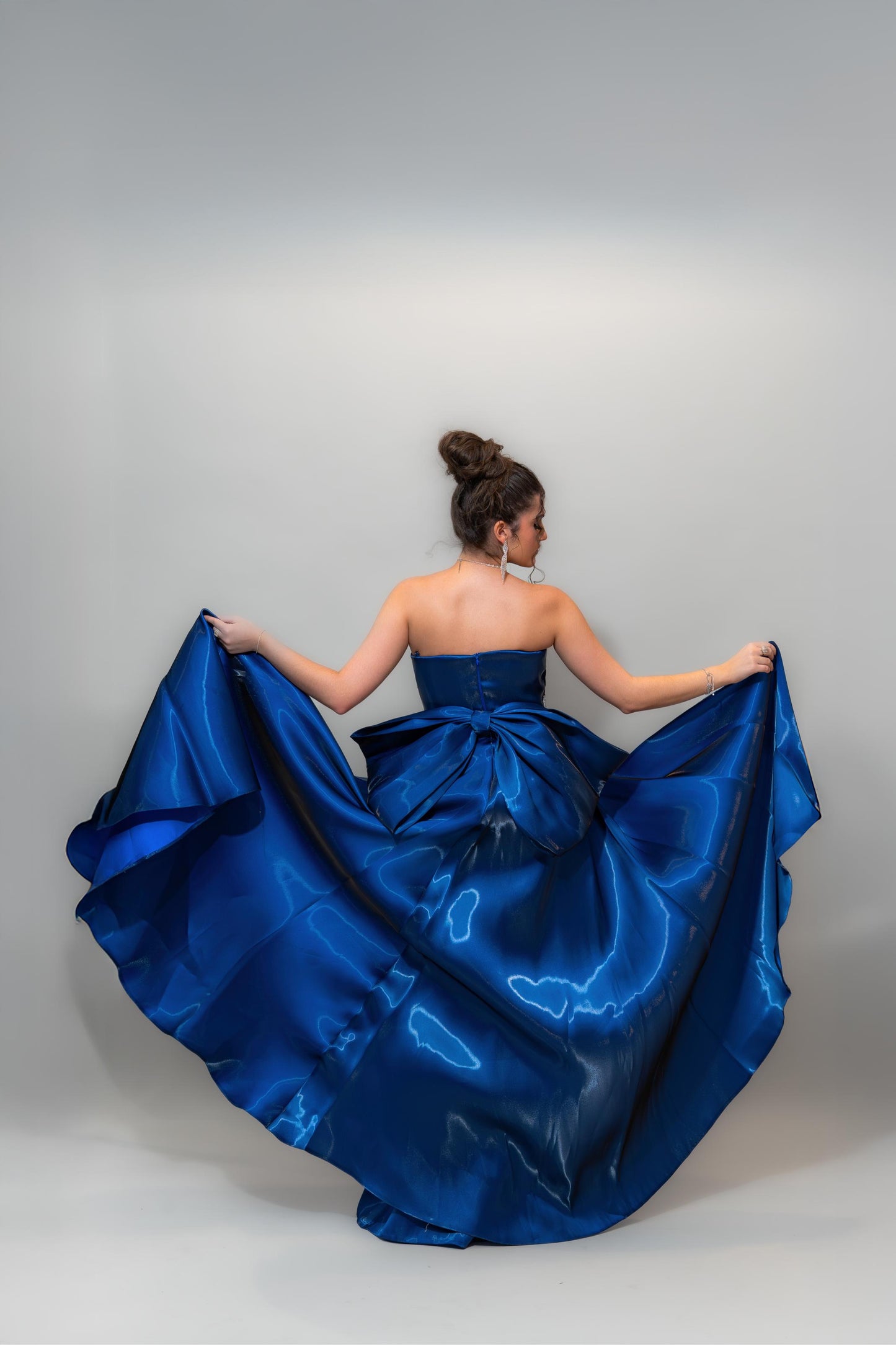 Rich royal blue satin finish
