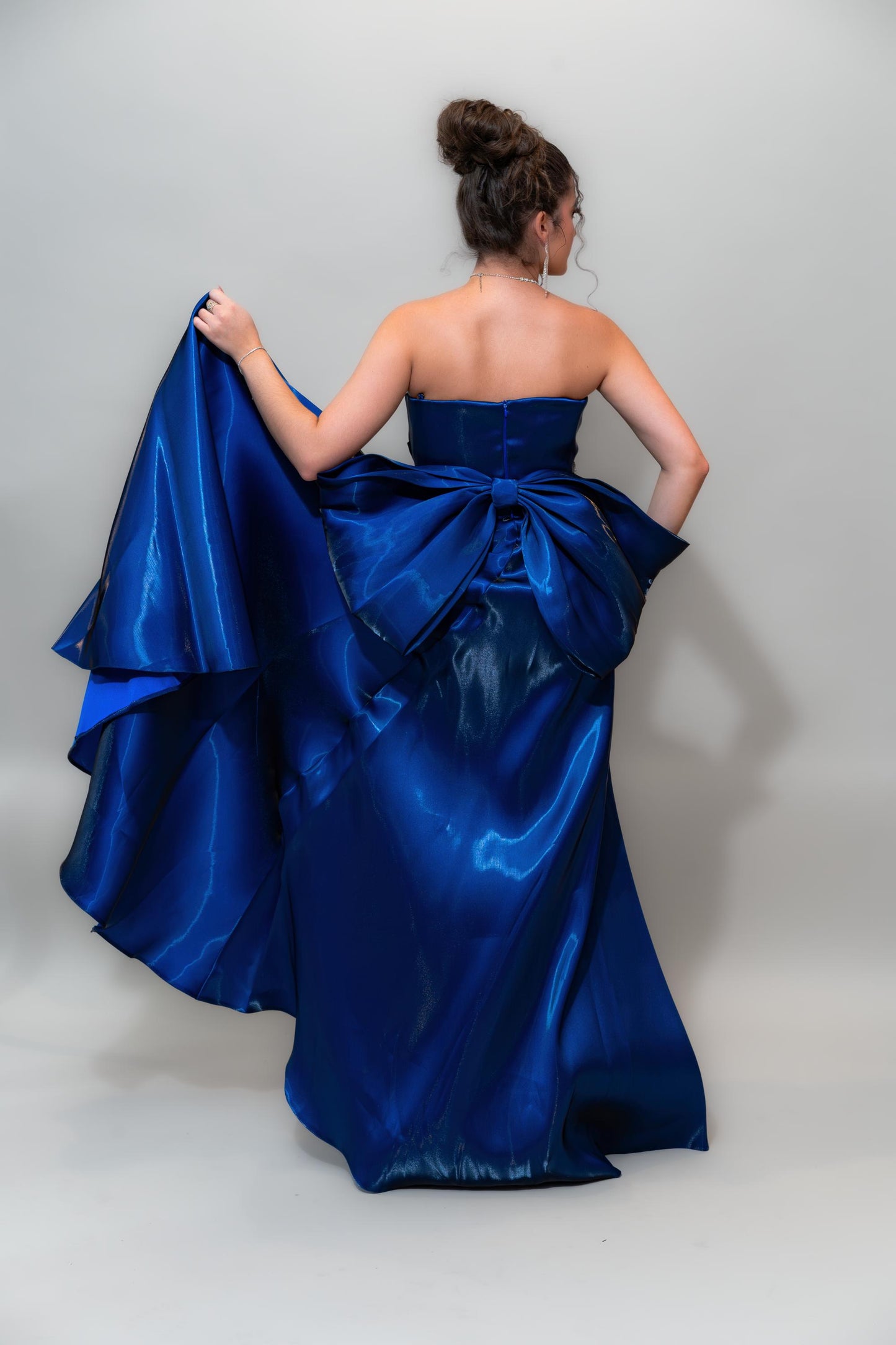 Rich royal blue satin finish