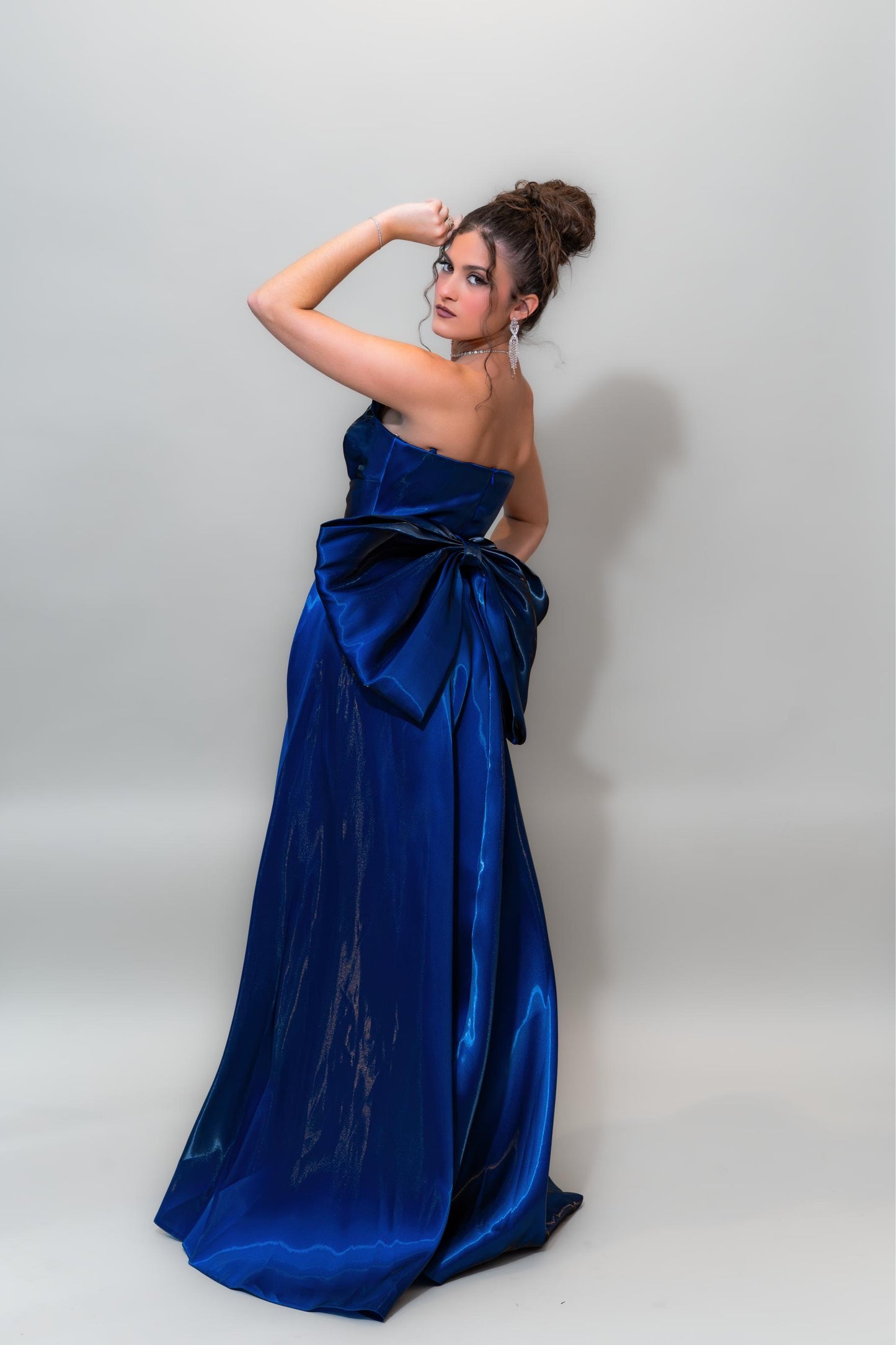 Rich royal blue satin finish