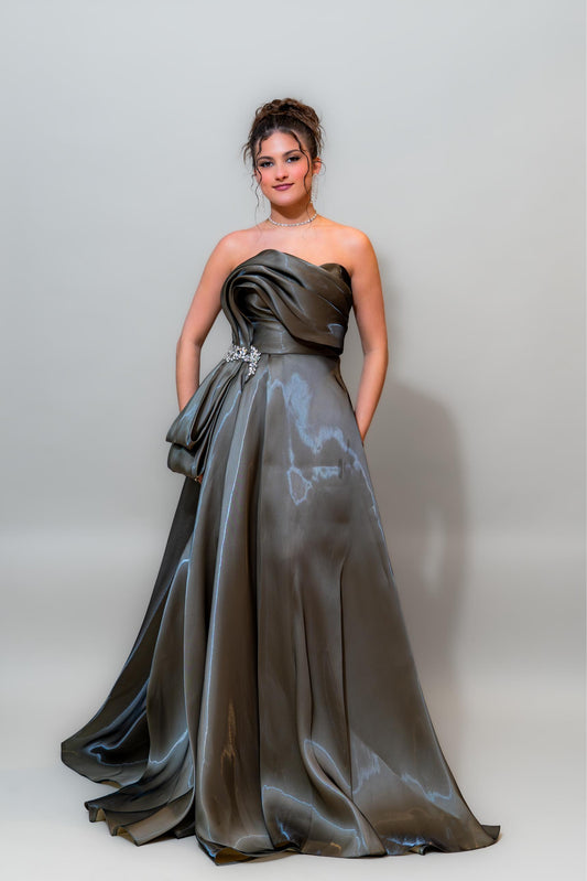 Champagne Eclipse Couture Gown