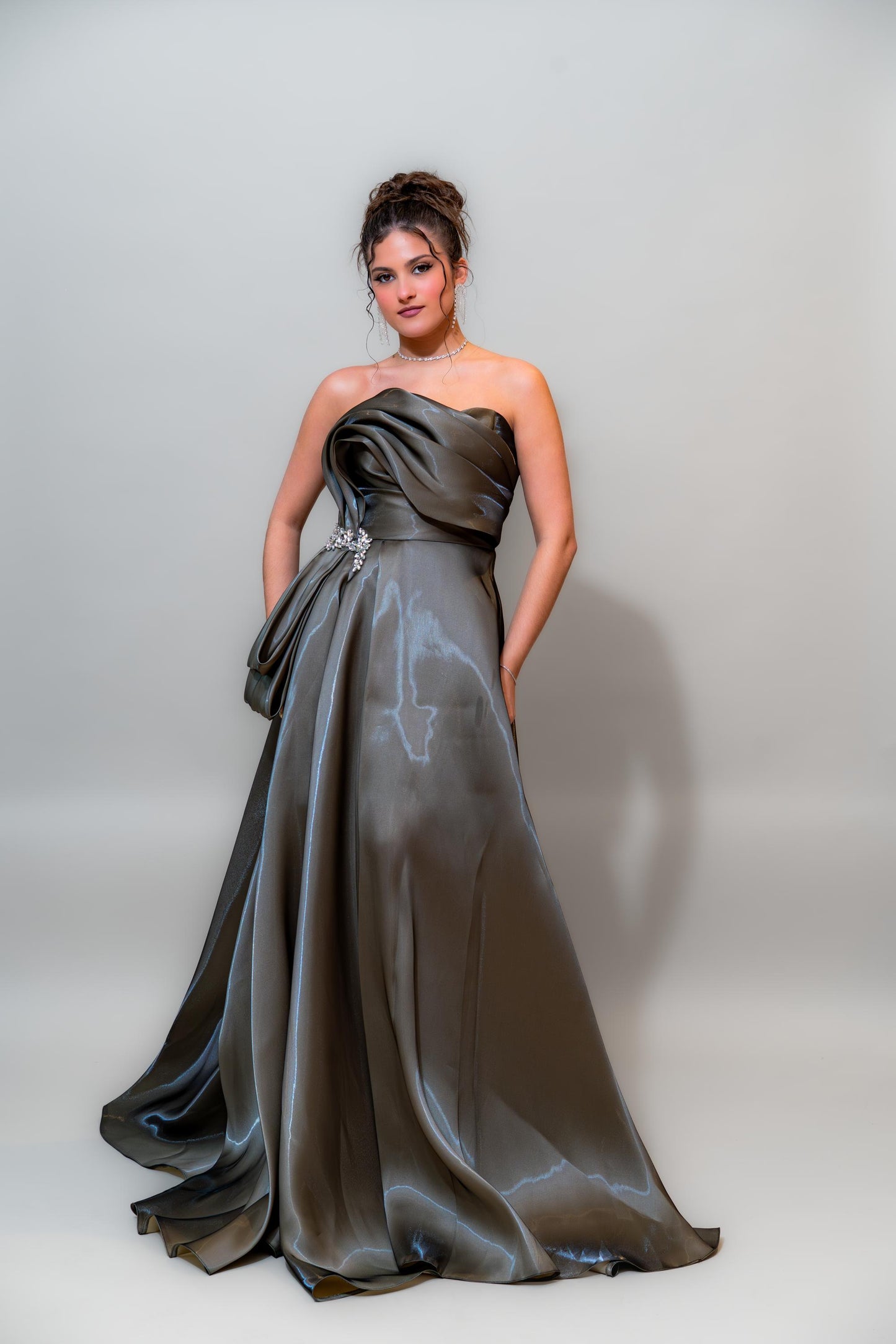 Champagne Eclipse Couture Gown