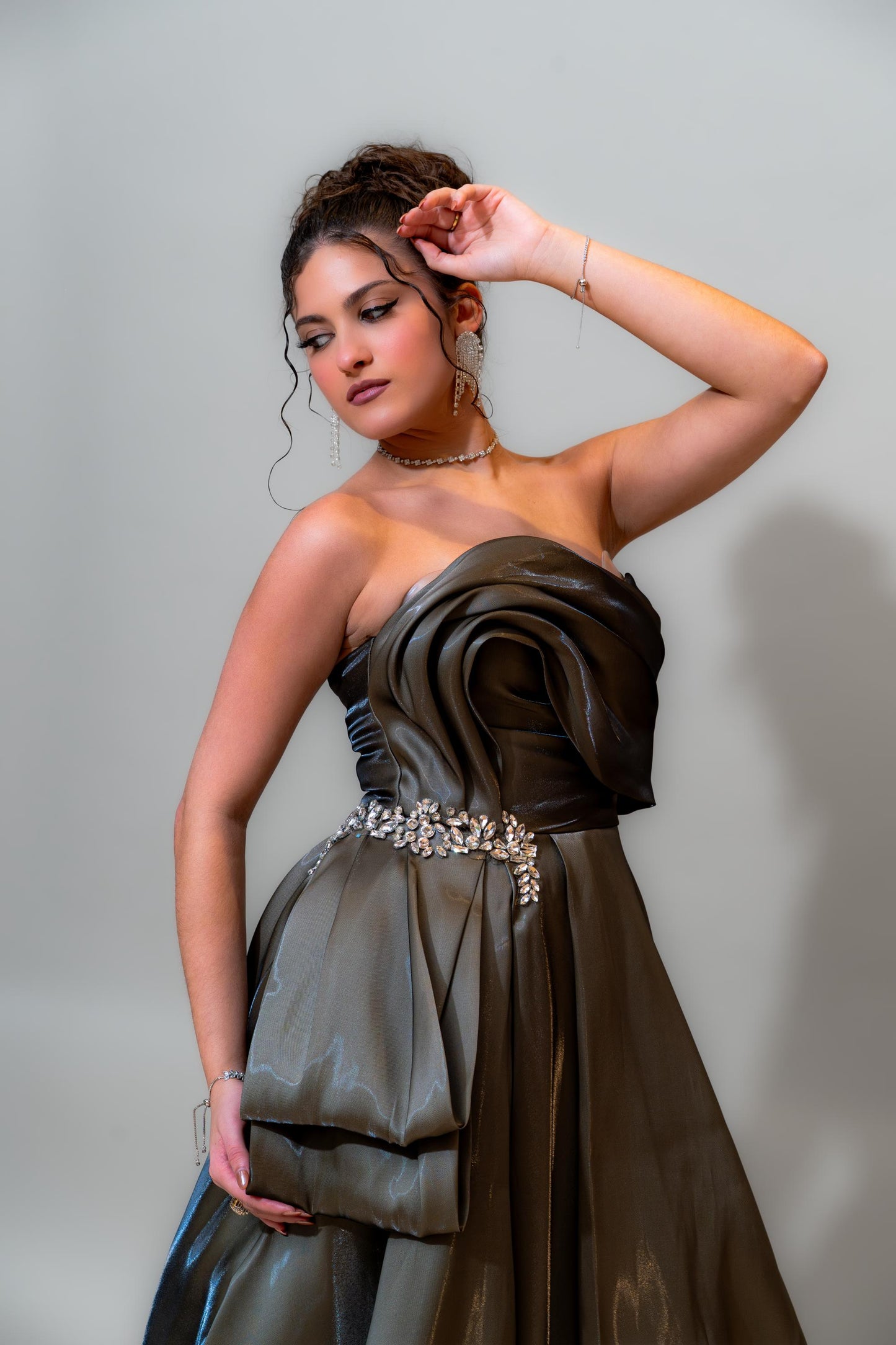 Champagne Eclipse Couture Gown