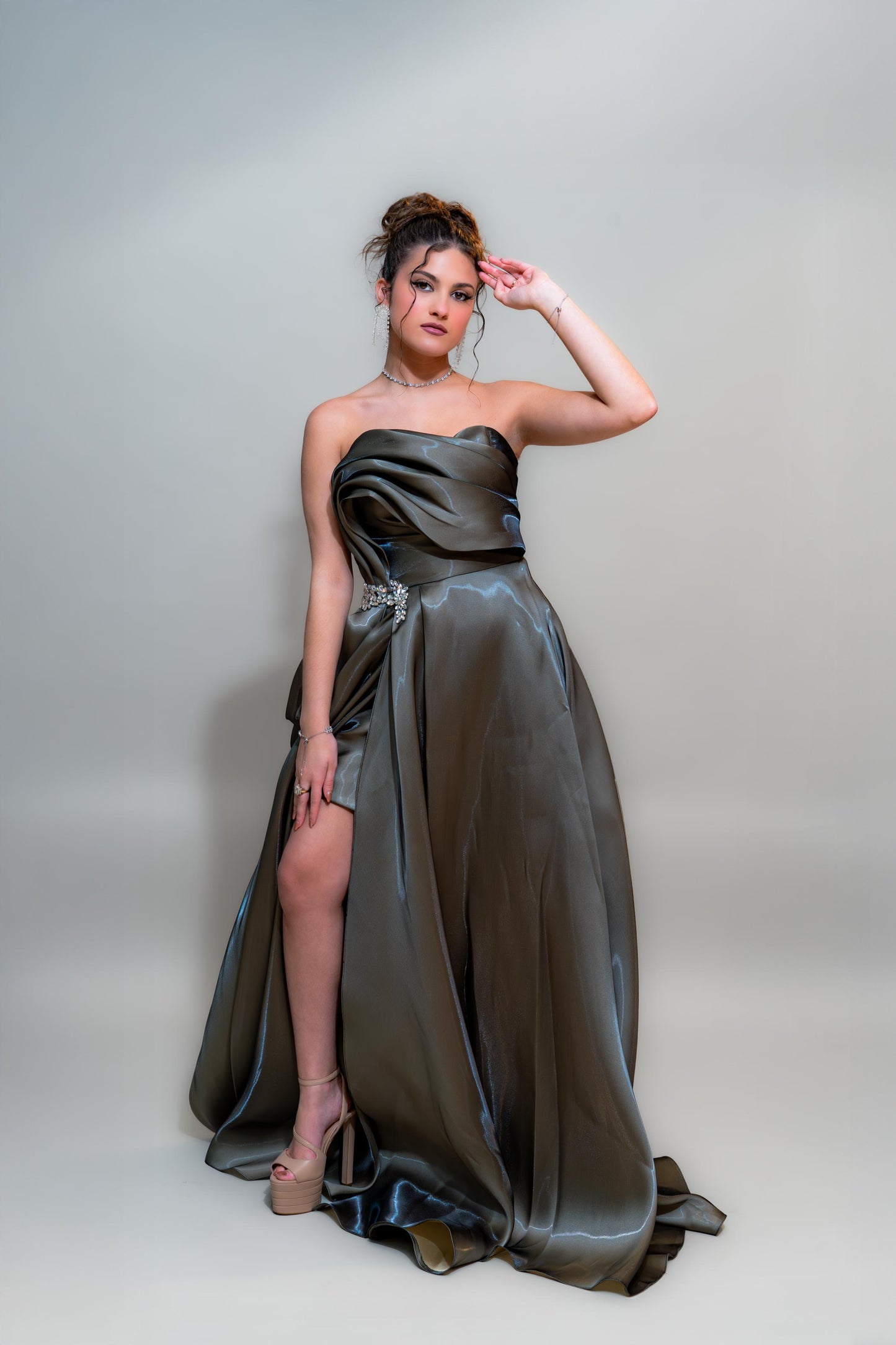 Champagne Eclipse Couture Gown