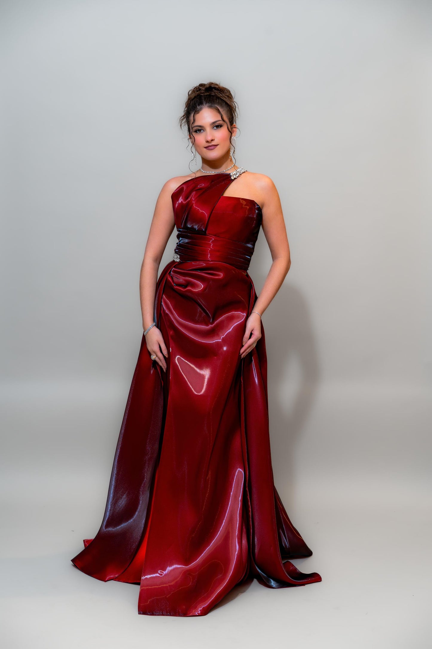 Ruby Flame Couture Gown