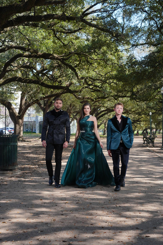 Elegant Emerald Prom & Festive Dress