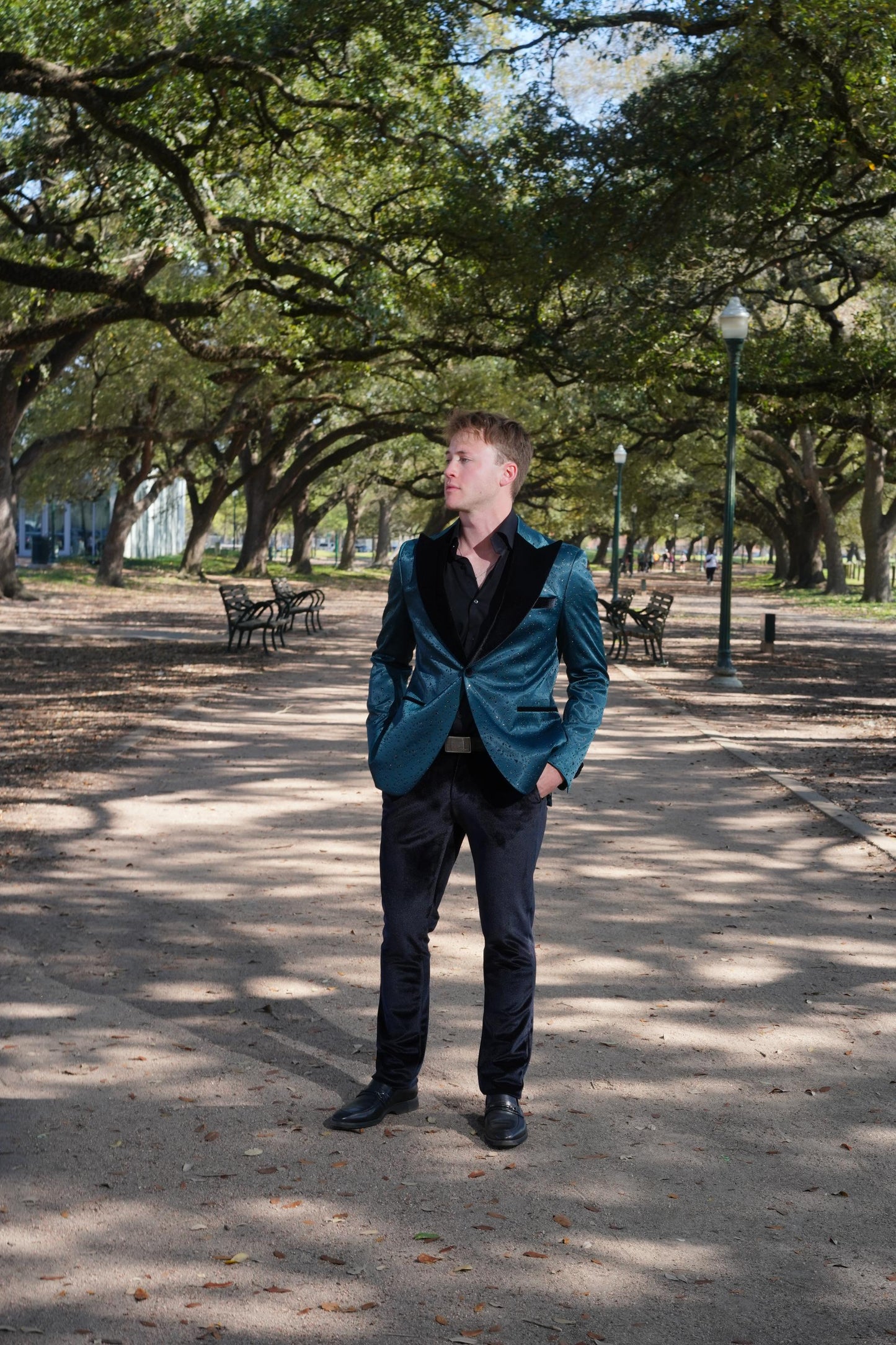 Emerald Midnight Luxe Tuxedo Suit