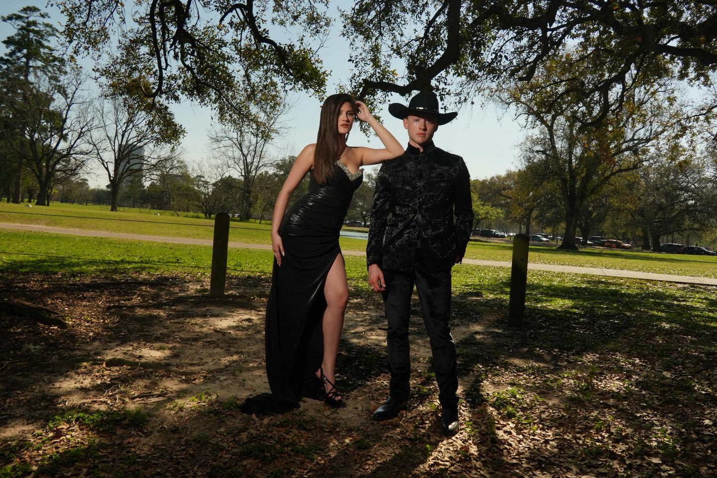 Elegant Black Strapless Evening Dress