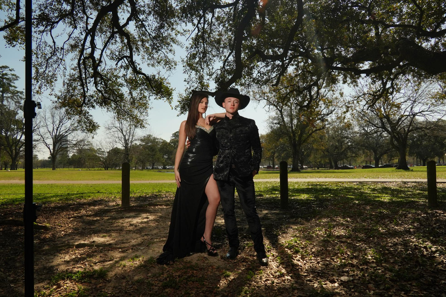 Elegant Black Strapless Evening Dress