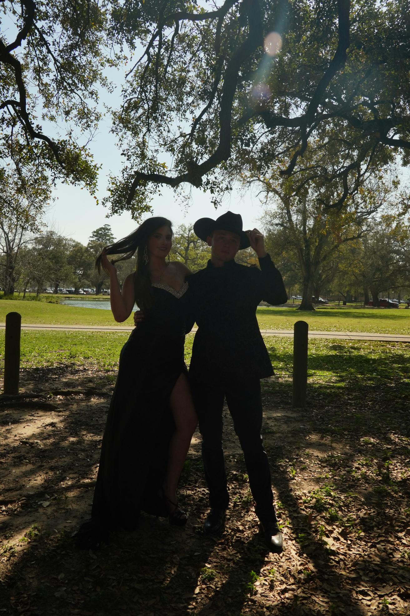 Elegant Black Strapless Evening Dress