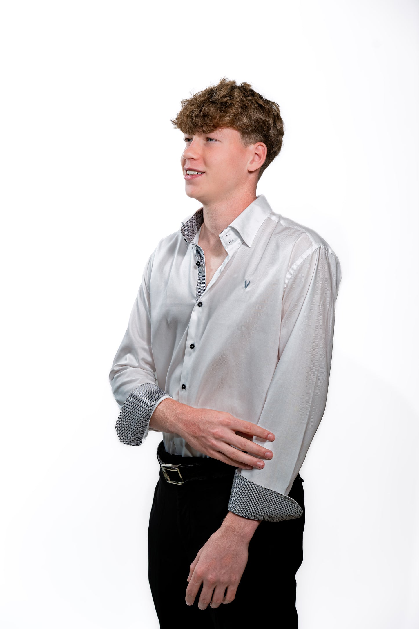 Men’s Luxury White Slim Fit Formal Shirt