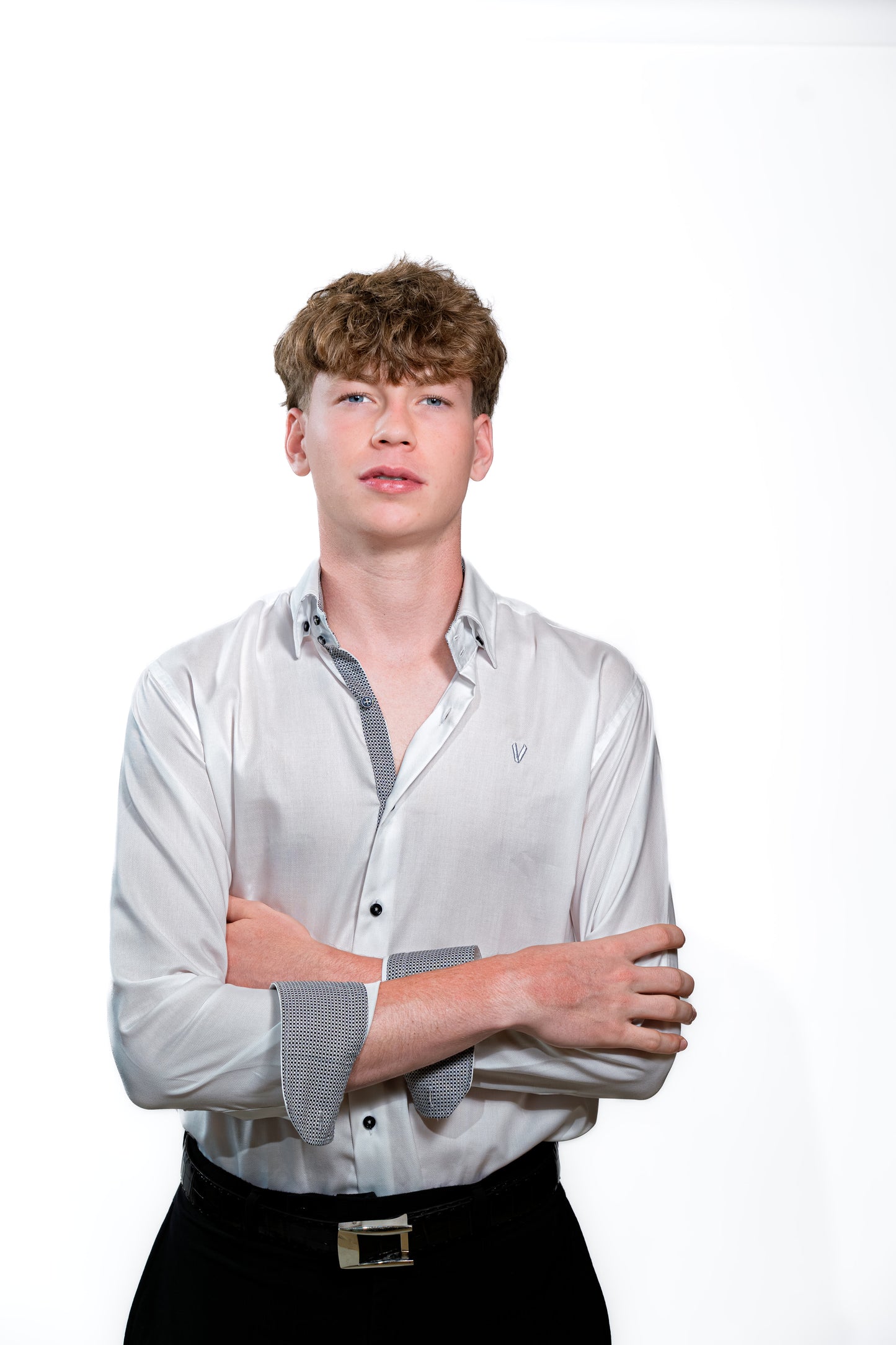 Men’s Luxury White Slim Fit Formal Shirt