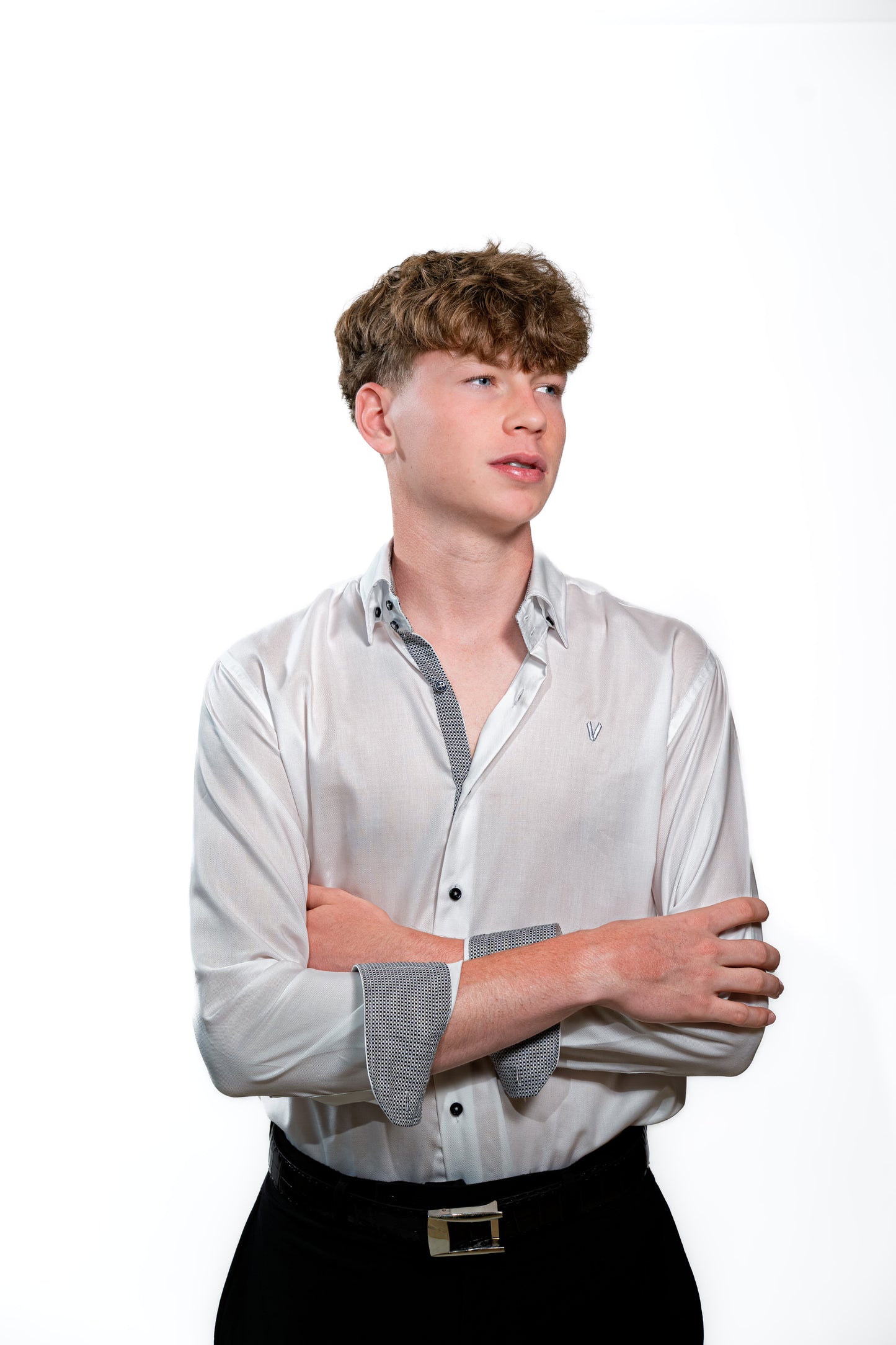 Men’s Luxury White Slim Fit Formal Shirt