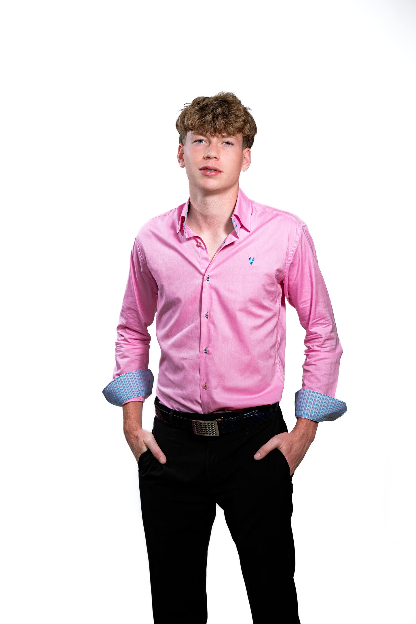 Men’s Premium Pink Slim Fit Party Shirt