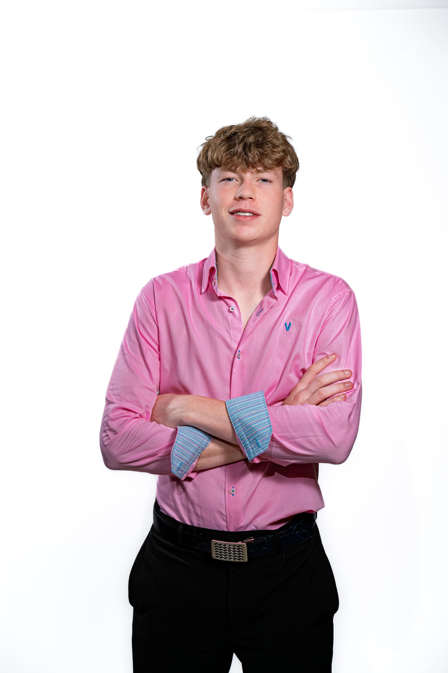 Men’s Premium Pink Slim Fit Party Shirt