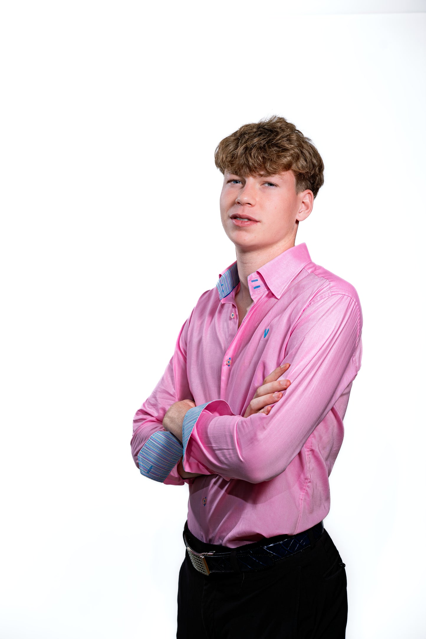 Men’s Premium Pink Slim Fit Party Shirt