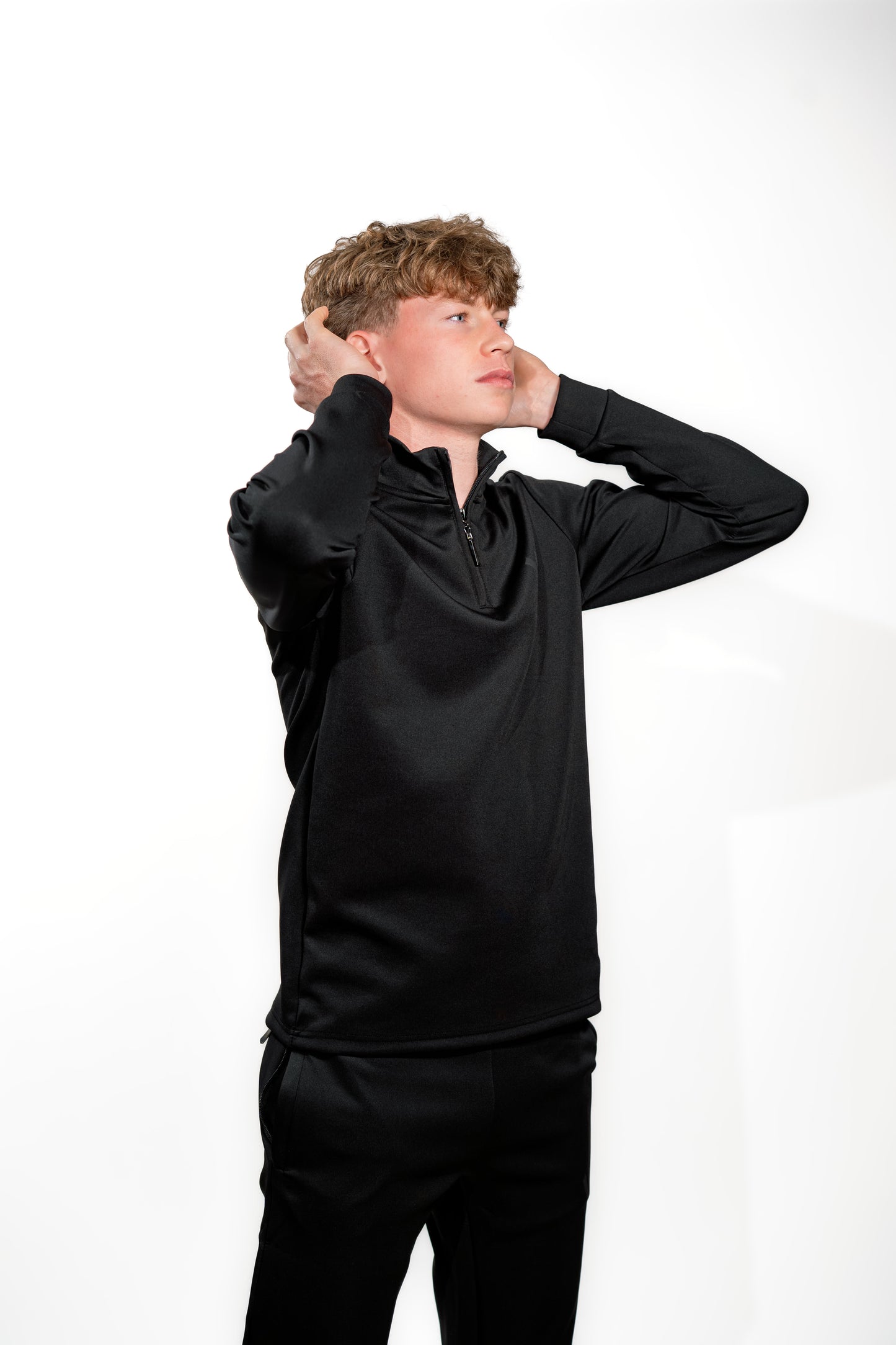 Valnti Men’s Black Sport Zip Jacket – Athletic & Casual Outerwear