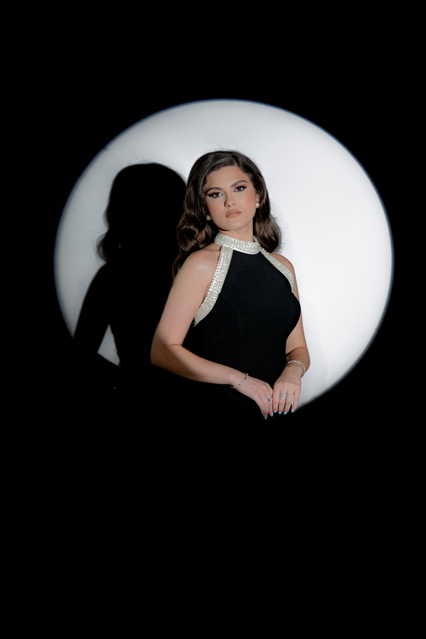 Women’s Elegant Black Prom Evening Dress