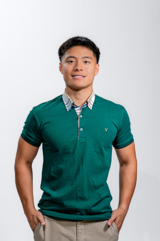 Men’s Emerald Green Luxury Polo Shirt