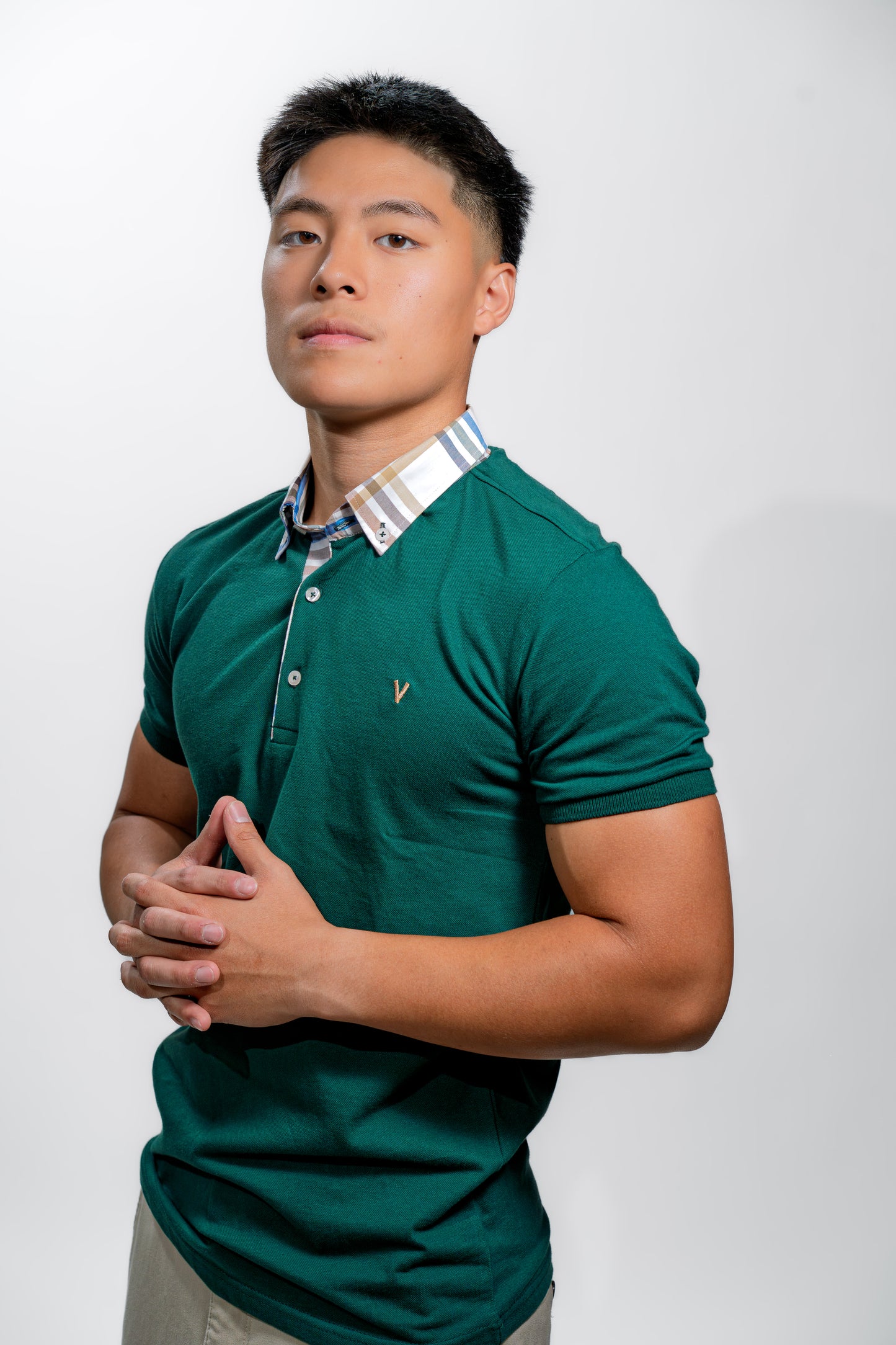 Men’s Emerald Green Luxury Polo Shirt