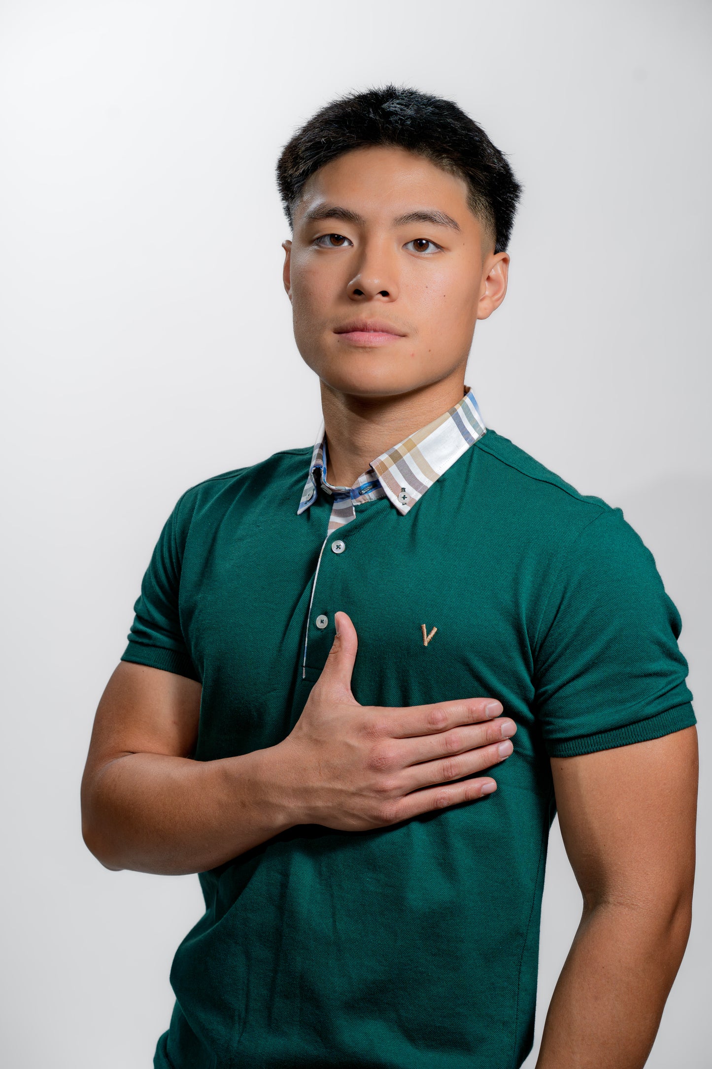 Men’s Emerald Green Luxury Polo Shirt